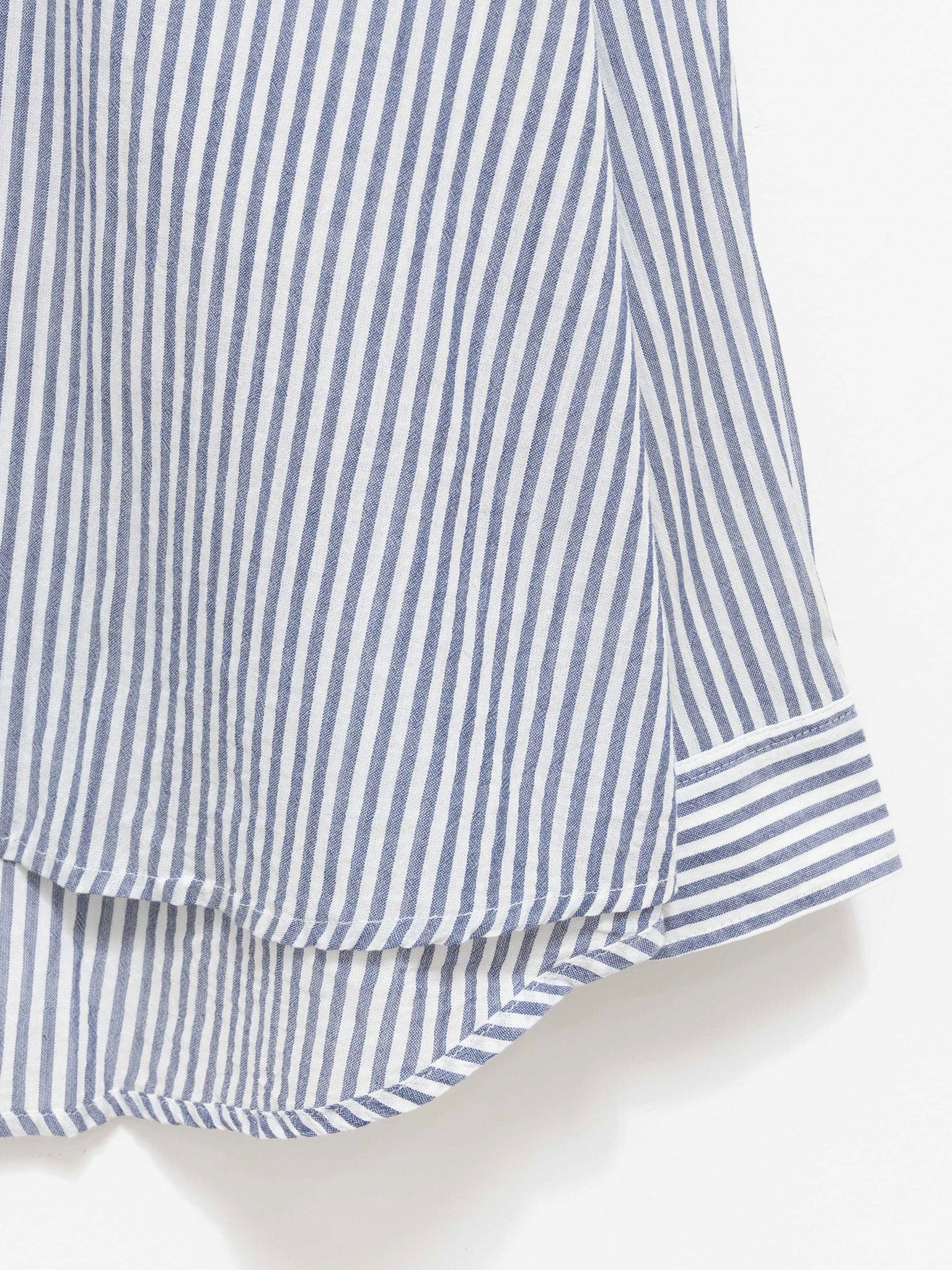 Namu Shop - ICHI Striped Shirt - Navy