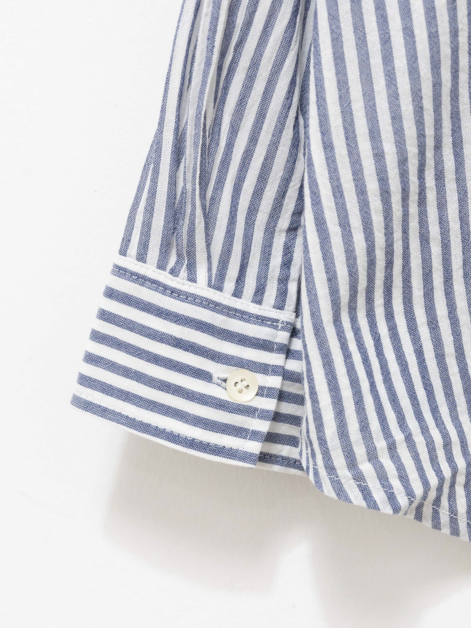 Namu Shop - ICHI Striped Shirt - Navy