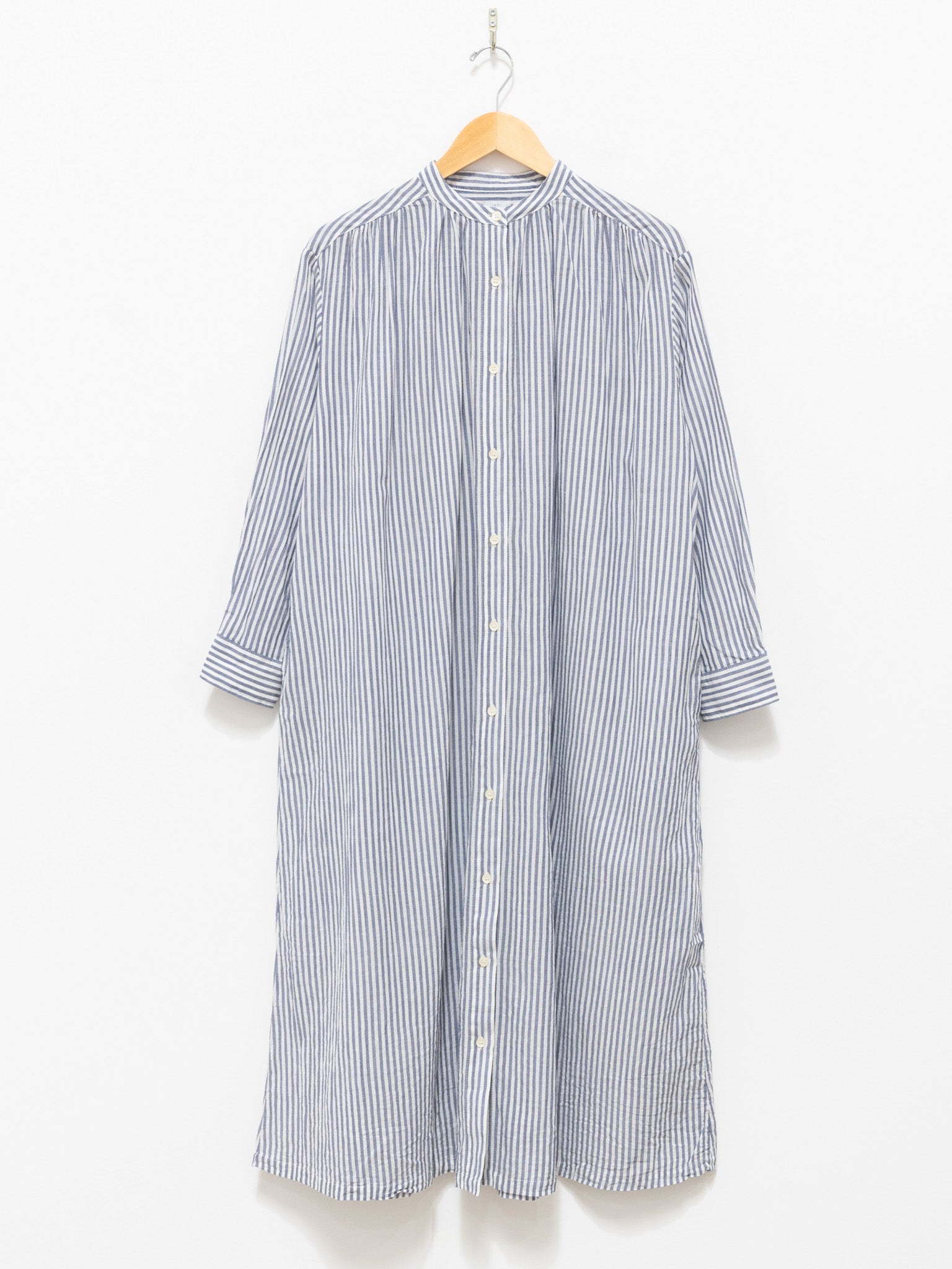 Namu Shop - ICHI Striped Band Collar Dress