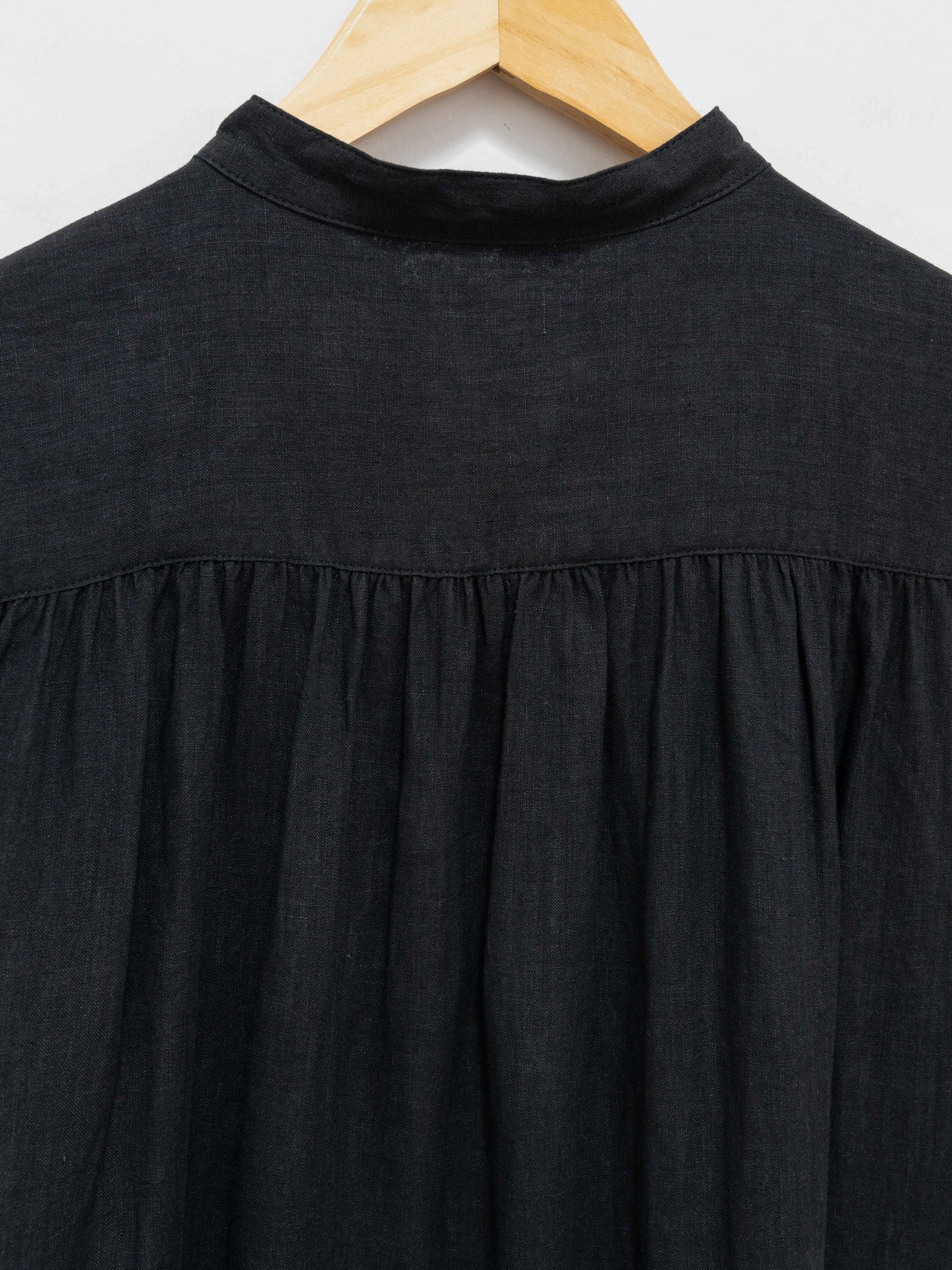 Namu Shop - ICHI Linen Canvas Sleeveless BD Dress - Black