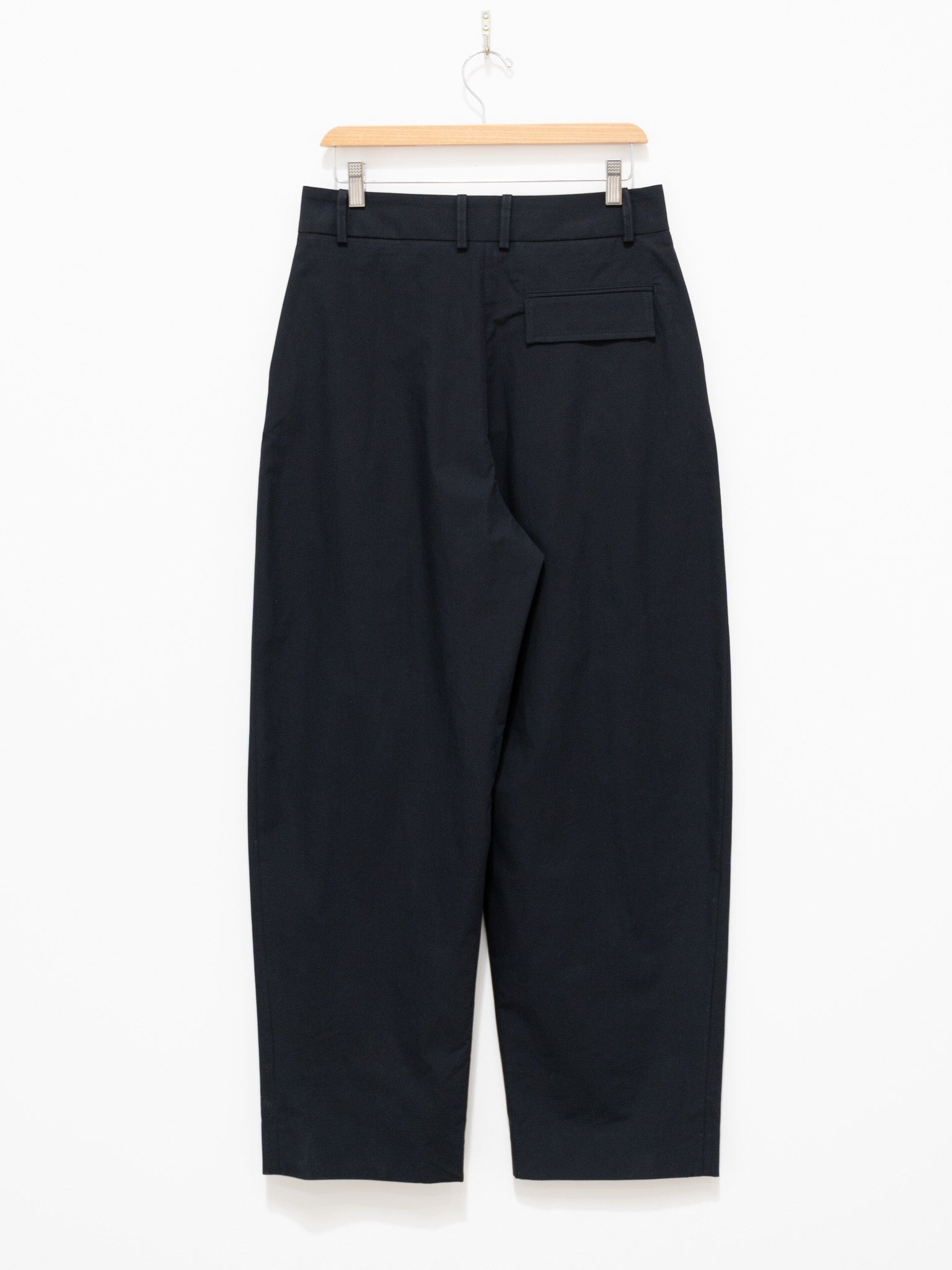 Namu Shop - Studio Nicholson Acuna Double Pleat Front Pant - Darkest Navy