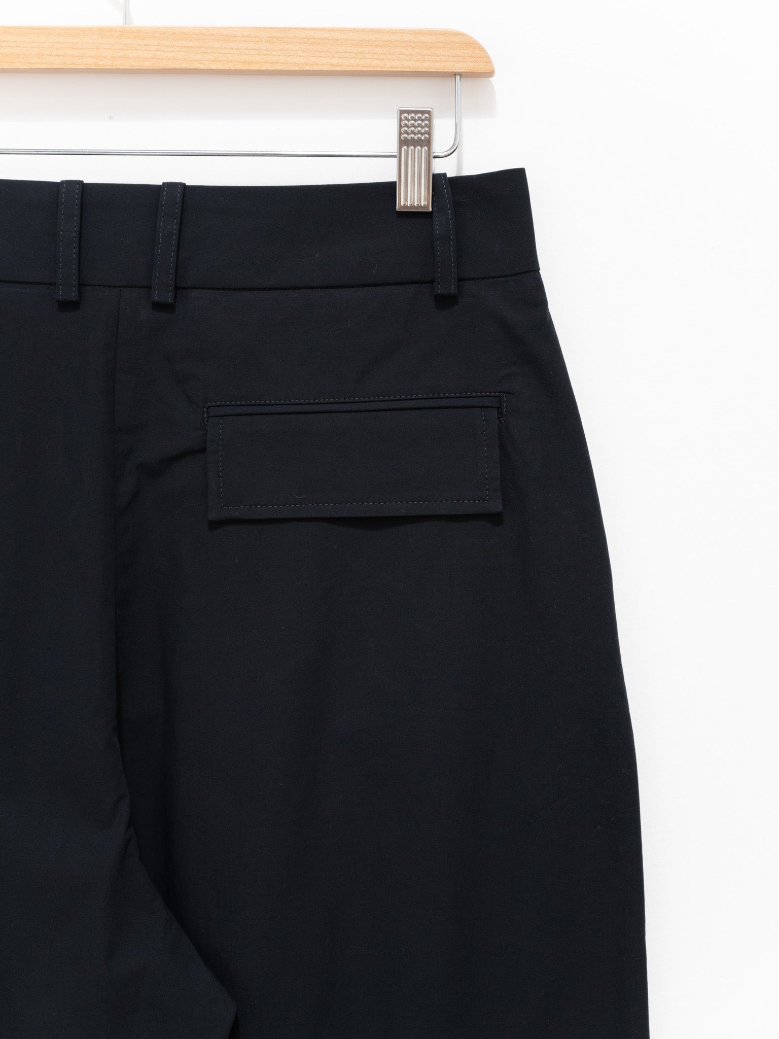 Namu Shop - Studio Nicholson Acuna Double Pleat Front Pant - Darkest Navy