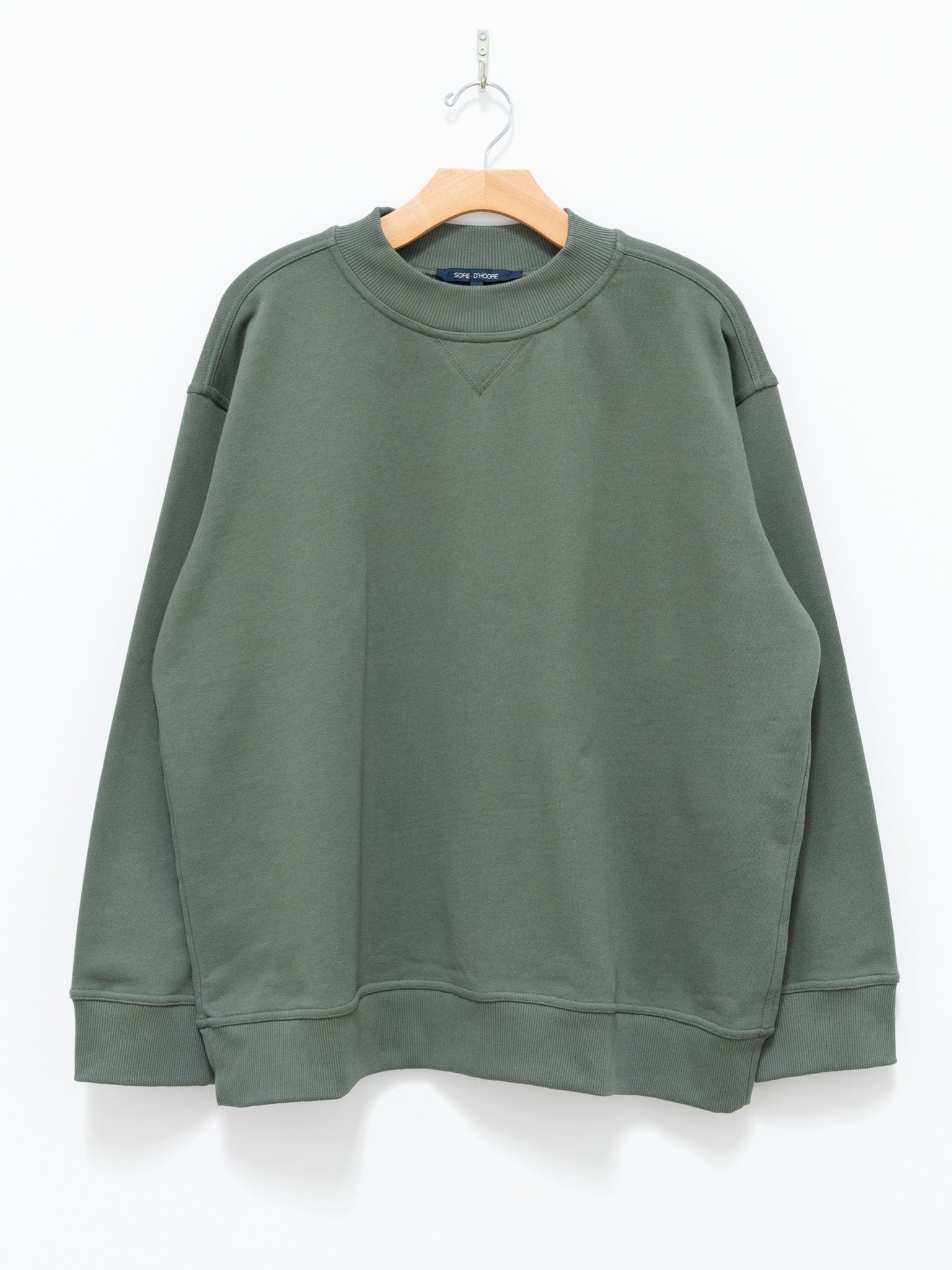Namu Shop - Sofie D'Hoore Taste Cotton Fleece Sweatshirt - Khaki