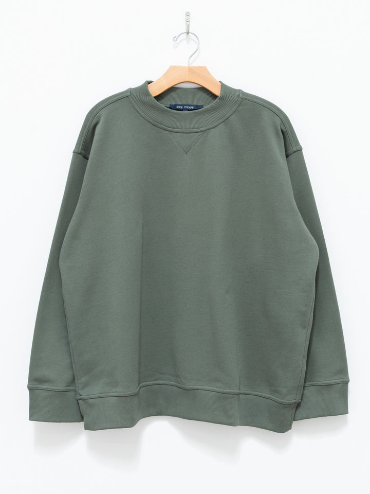 Namu Shop - Sofie D'Hoore Taste Cotton Fleece Sweatshirt - Khaki
