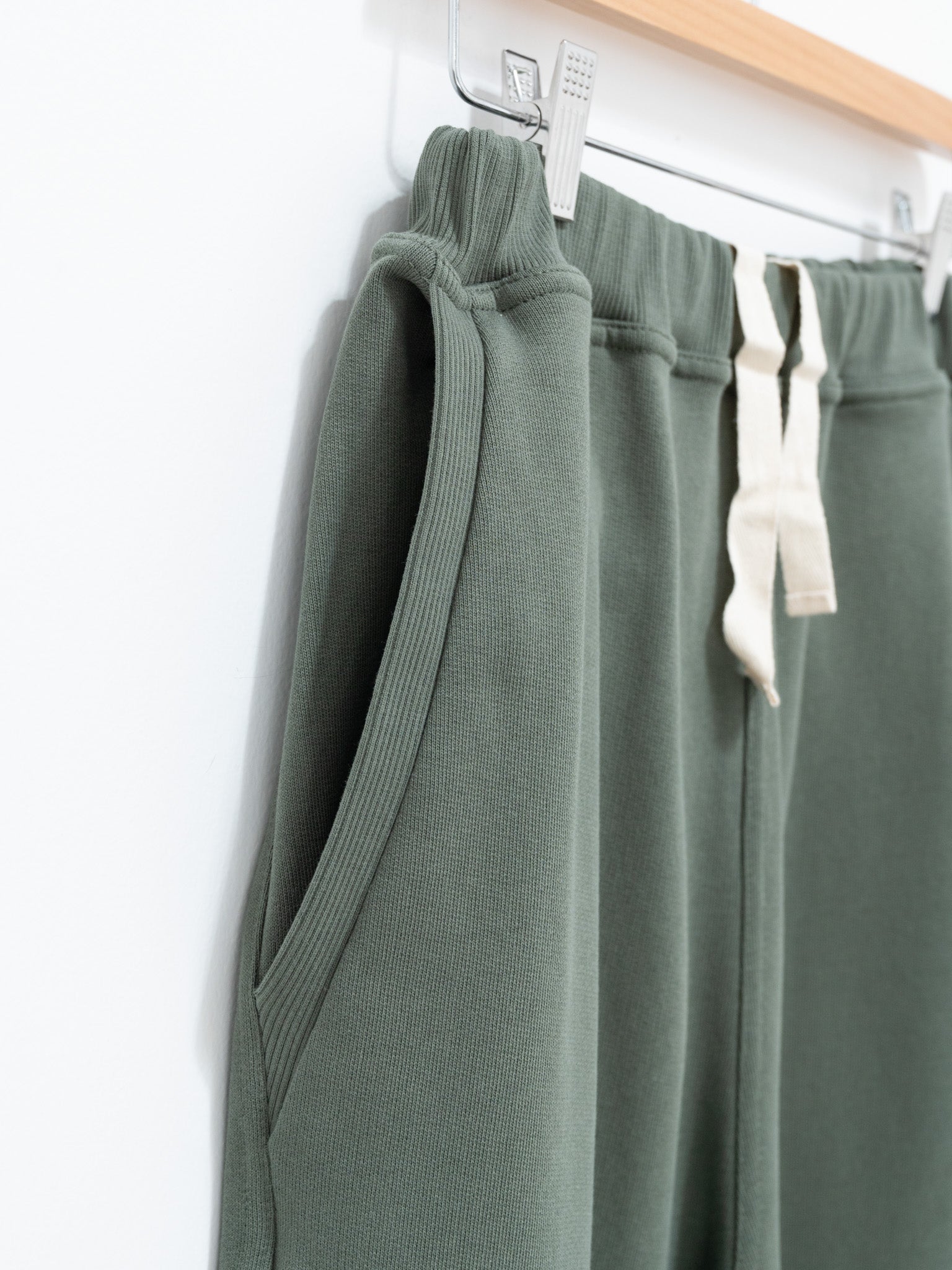 Namu Shop - Sofie D'Hoore Tower Cotton Fleece Joggers - Khaki