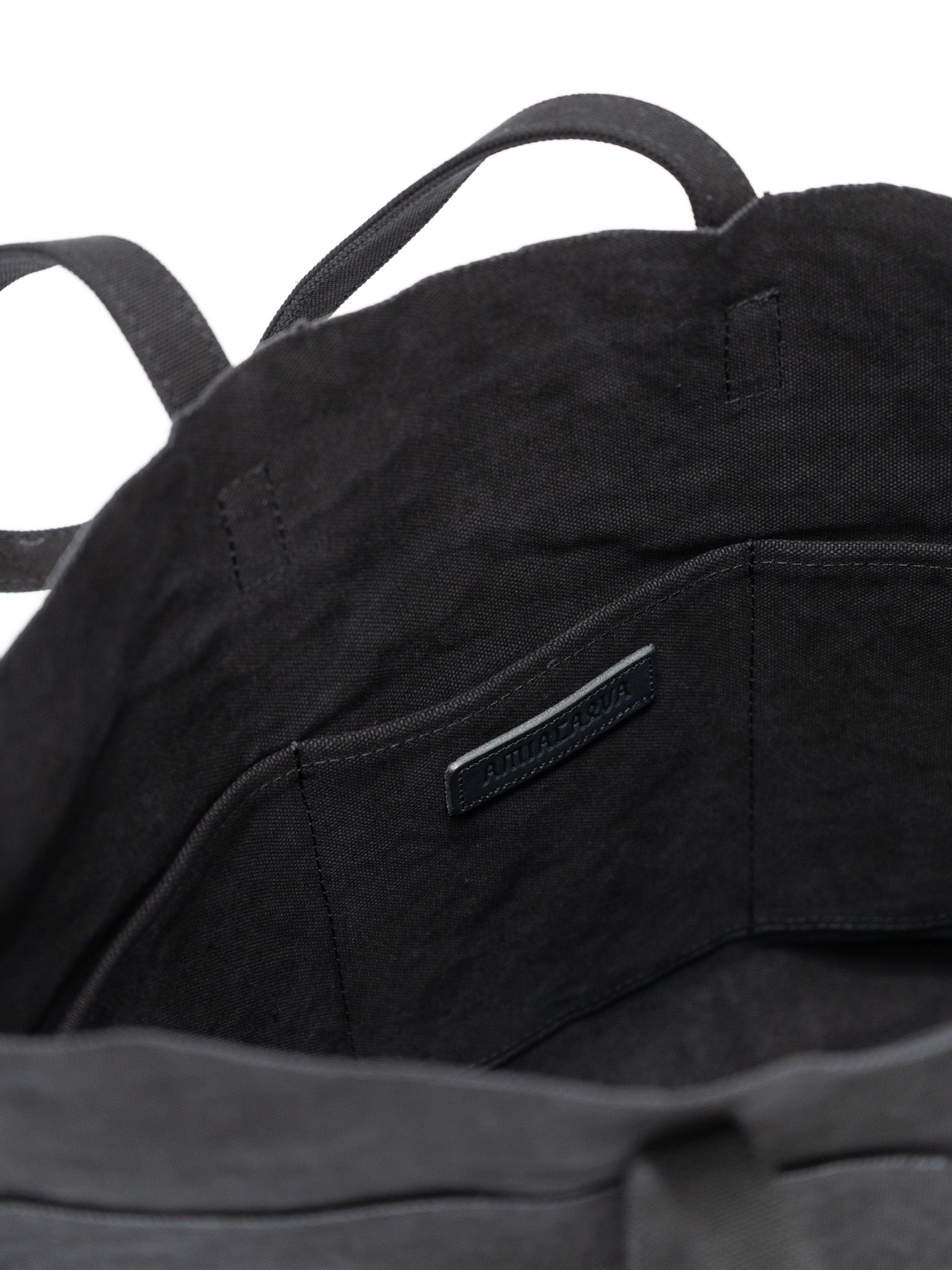 Namu Shop - Amiacalva Washed Canvas 6-Pocket Tote - Black