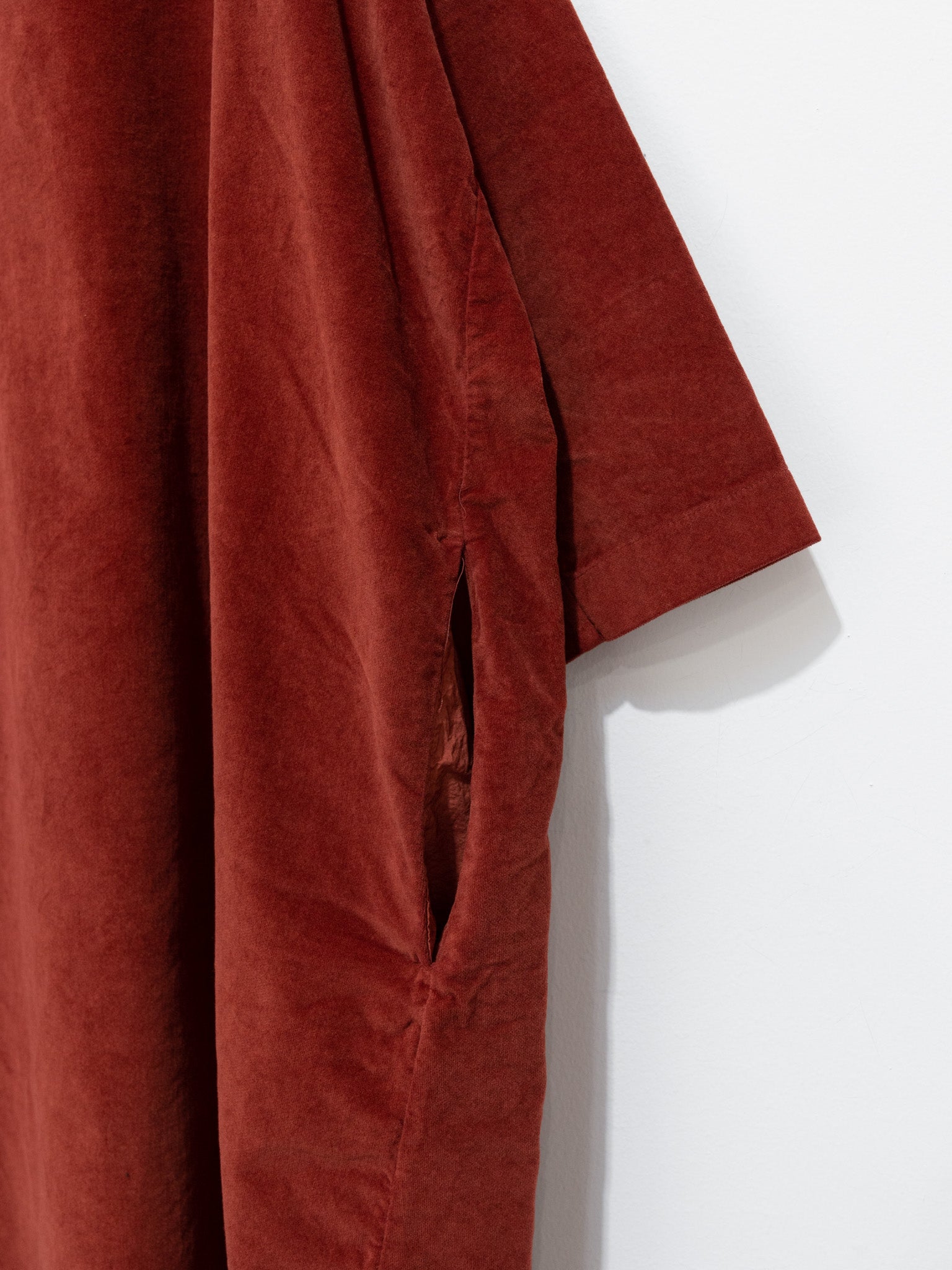 Namu Shop - Album di Famiglia Velvet Boatneck Tunic - Red