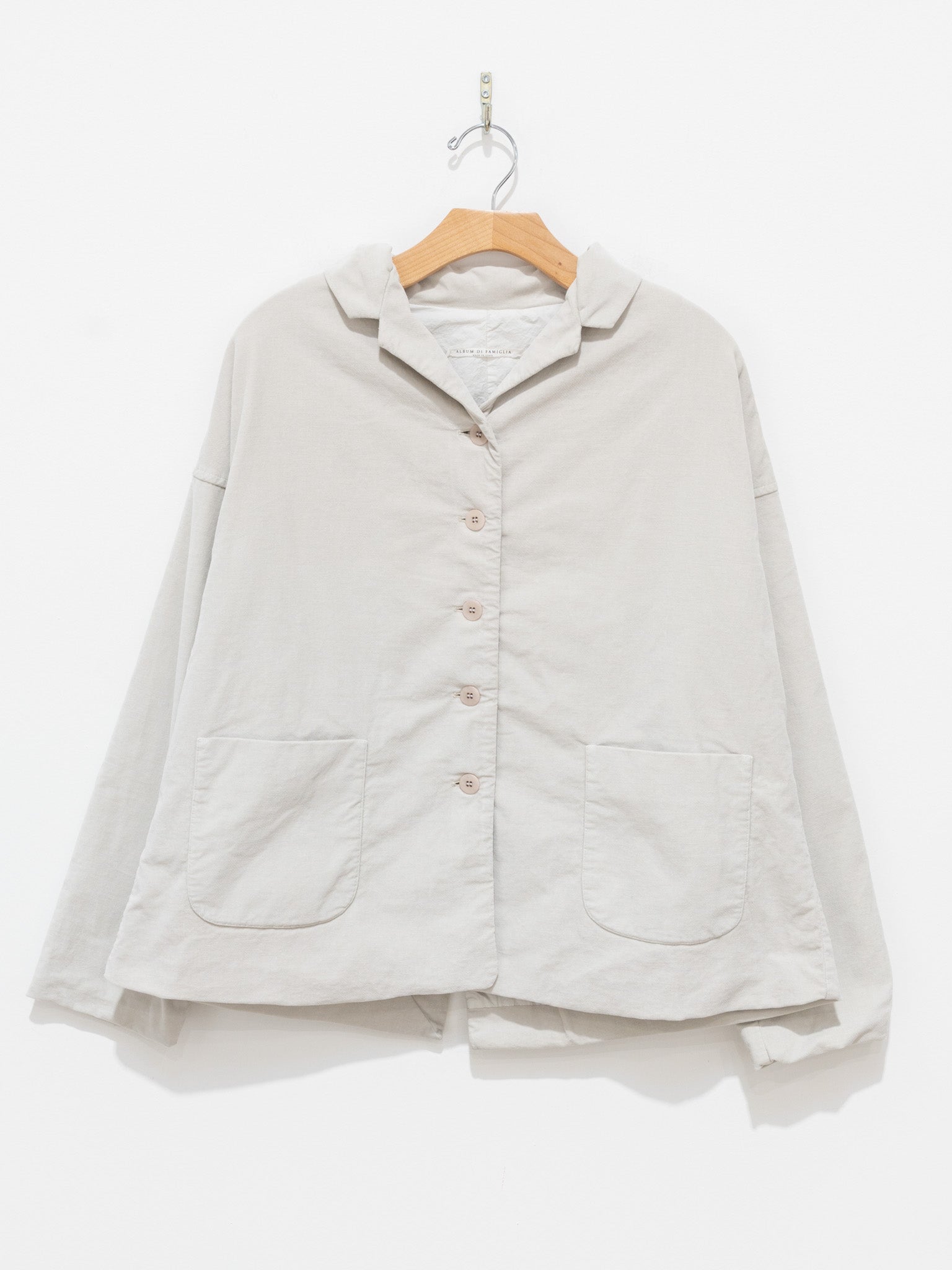 Namu Shop - Album di Famiglia Velvet Loose Blazer - Fog