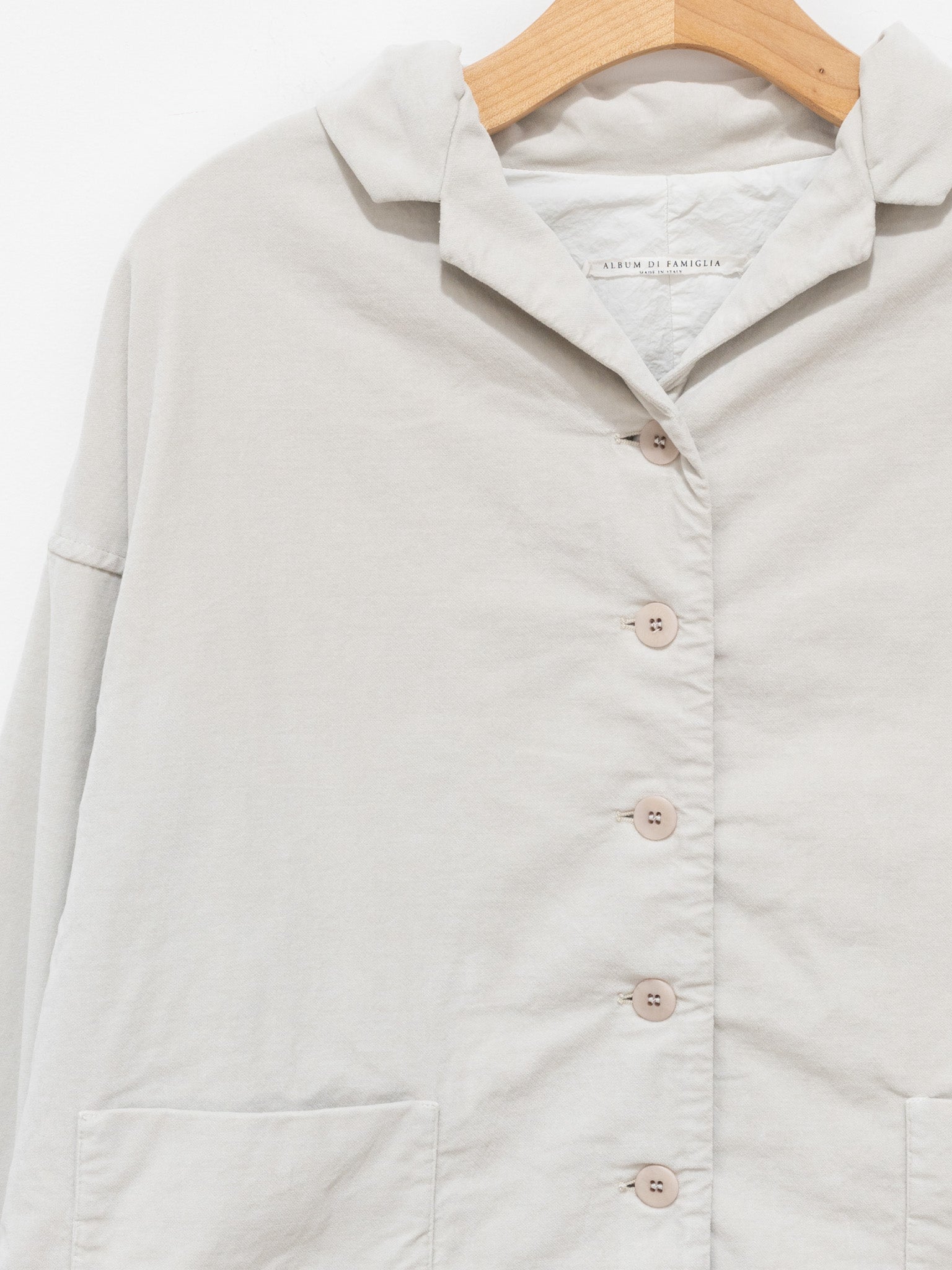 Namu Shop - Album di Famiglia Velvet Loose Blazer - Fog