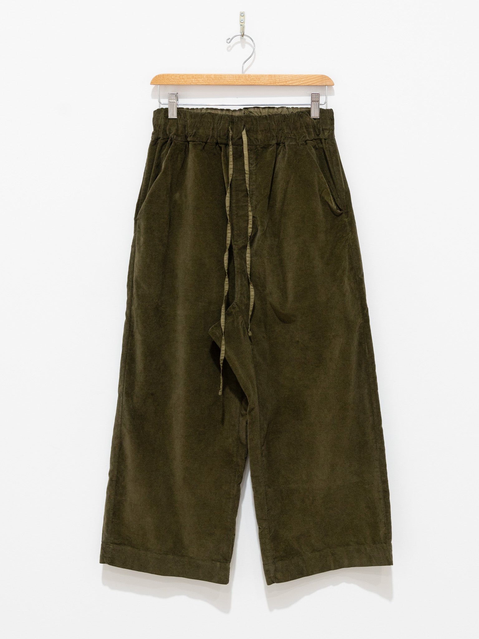 Namu Shop - Album di Famiglia Velvet W&S Trousers - Olive