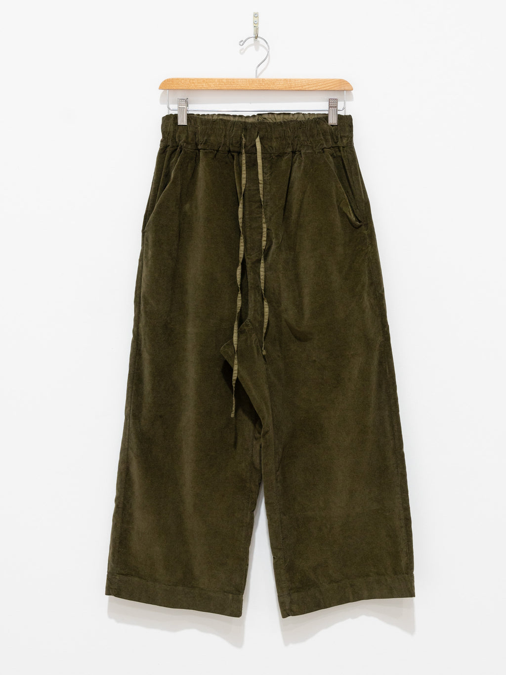 Namu Shop - Album di Famiglia Velvet W&S Trousers - Olive