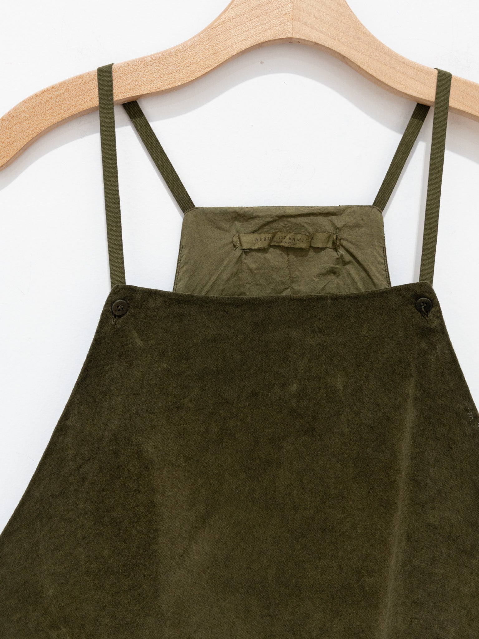 Namu Shop - Album di Famiglia Velvet Salopette - Olive