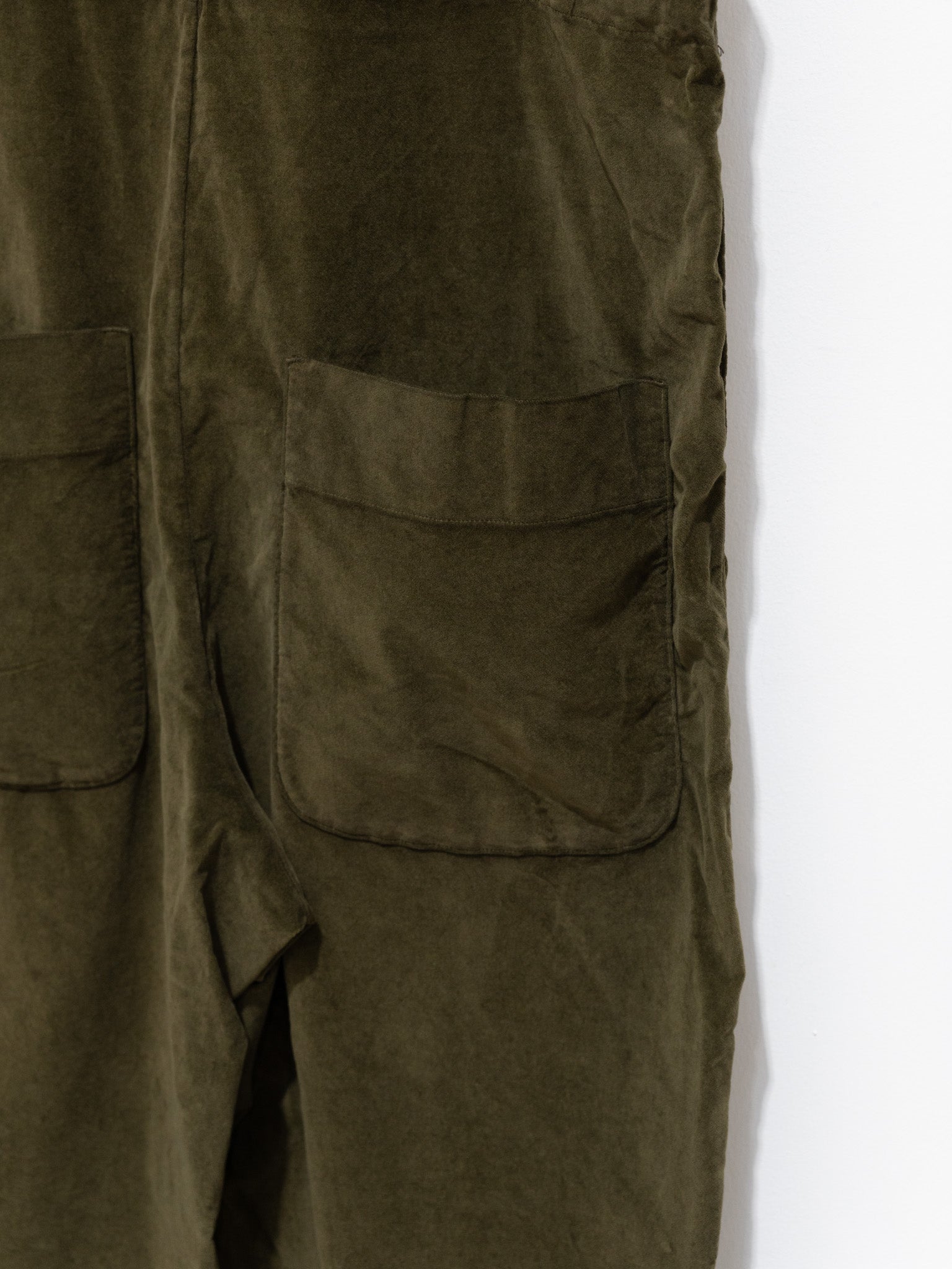 Namu Shop - Album di Famiglia Velvet Salopette - Olive