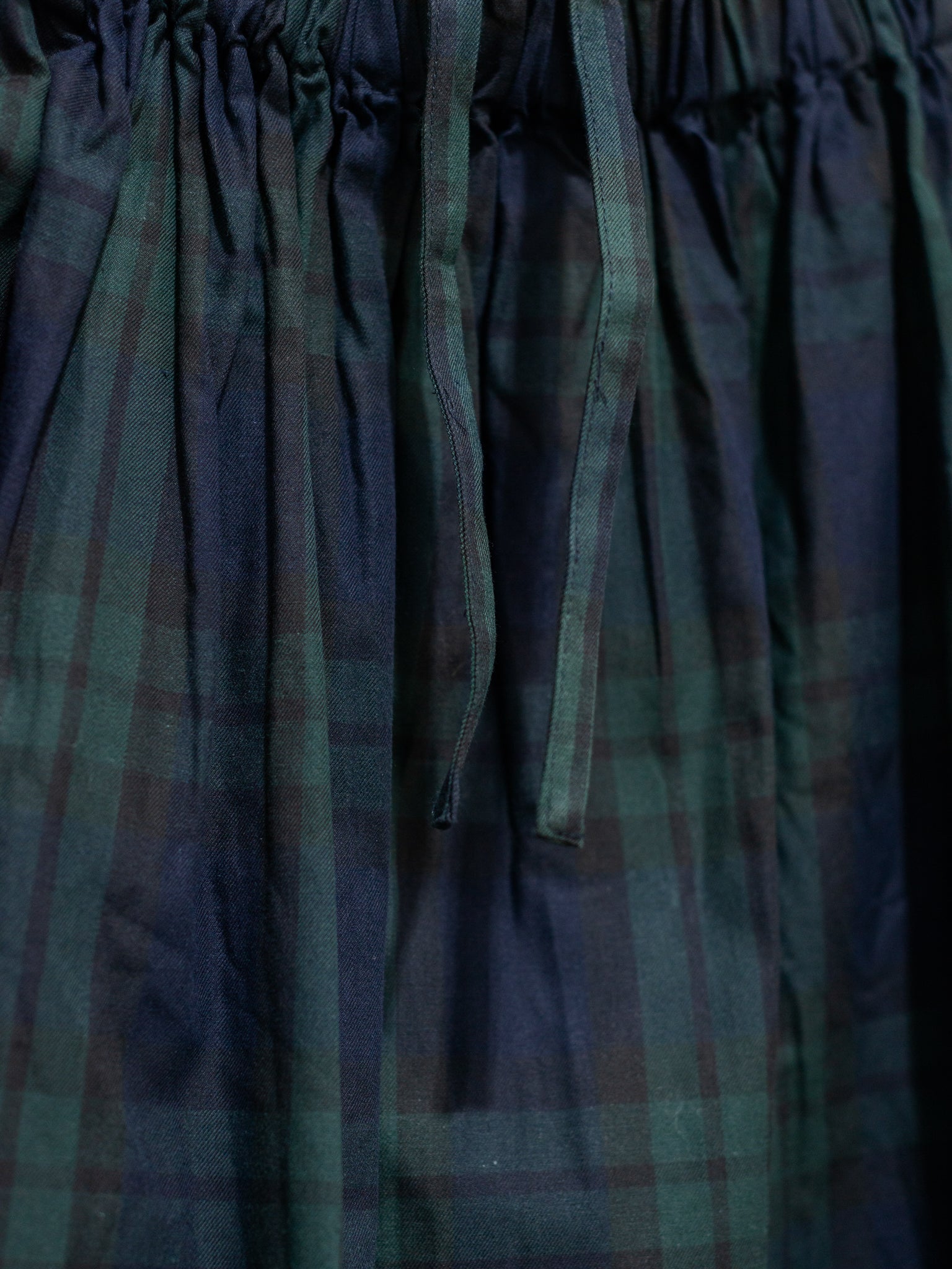 Namu Shop - ICHI Long Skirt - Black Watch