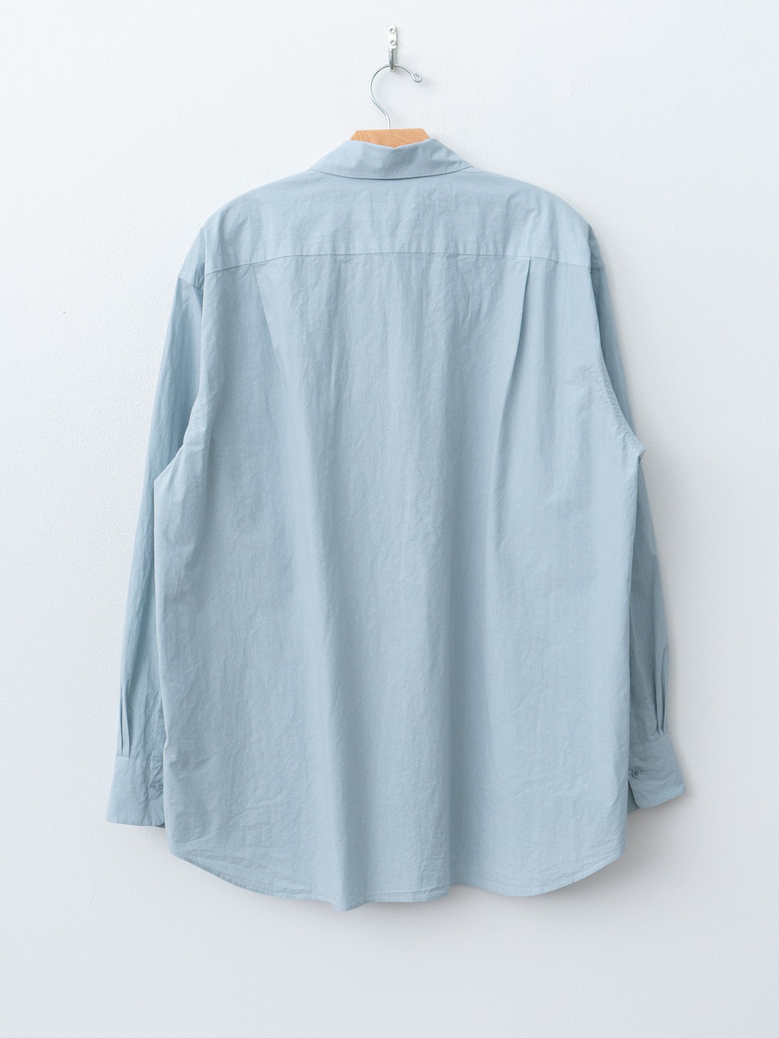Namu Shop - Yoko Sakamoto Regular Collar Shirt - Sky Blue