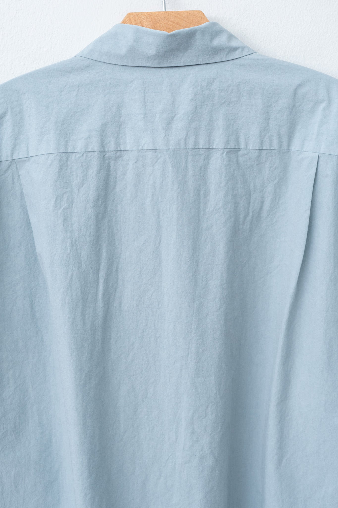 Namu Shop - Yoko Sakamoto Regular Collar Shirt - Sky Blue