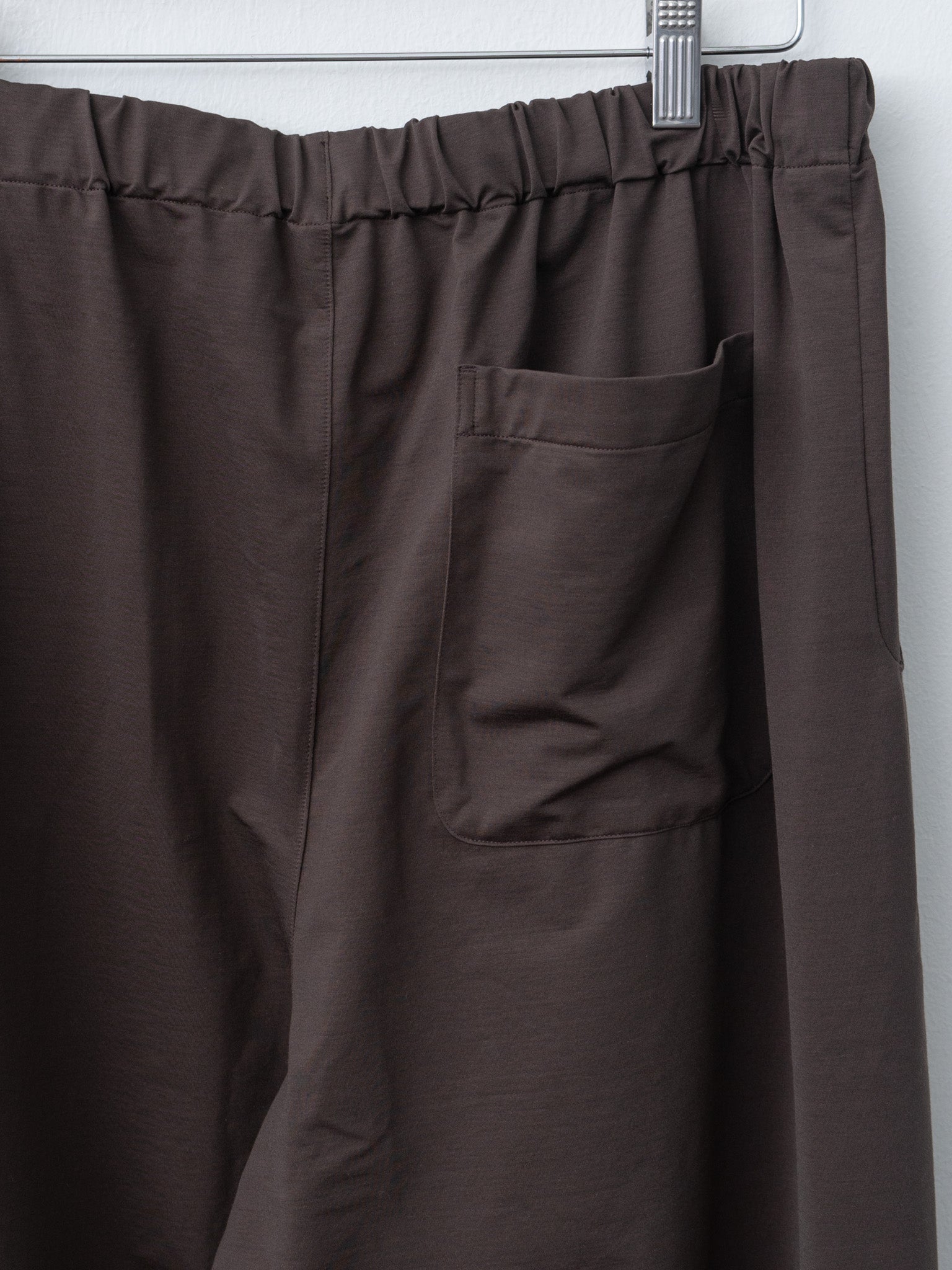Namu Shop - Yoko Sakamoto Side Seamless Easy Pants - Brown
