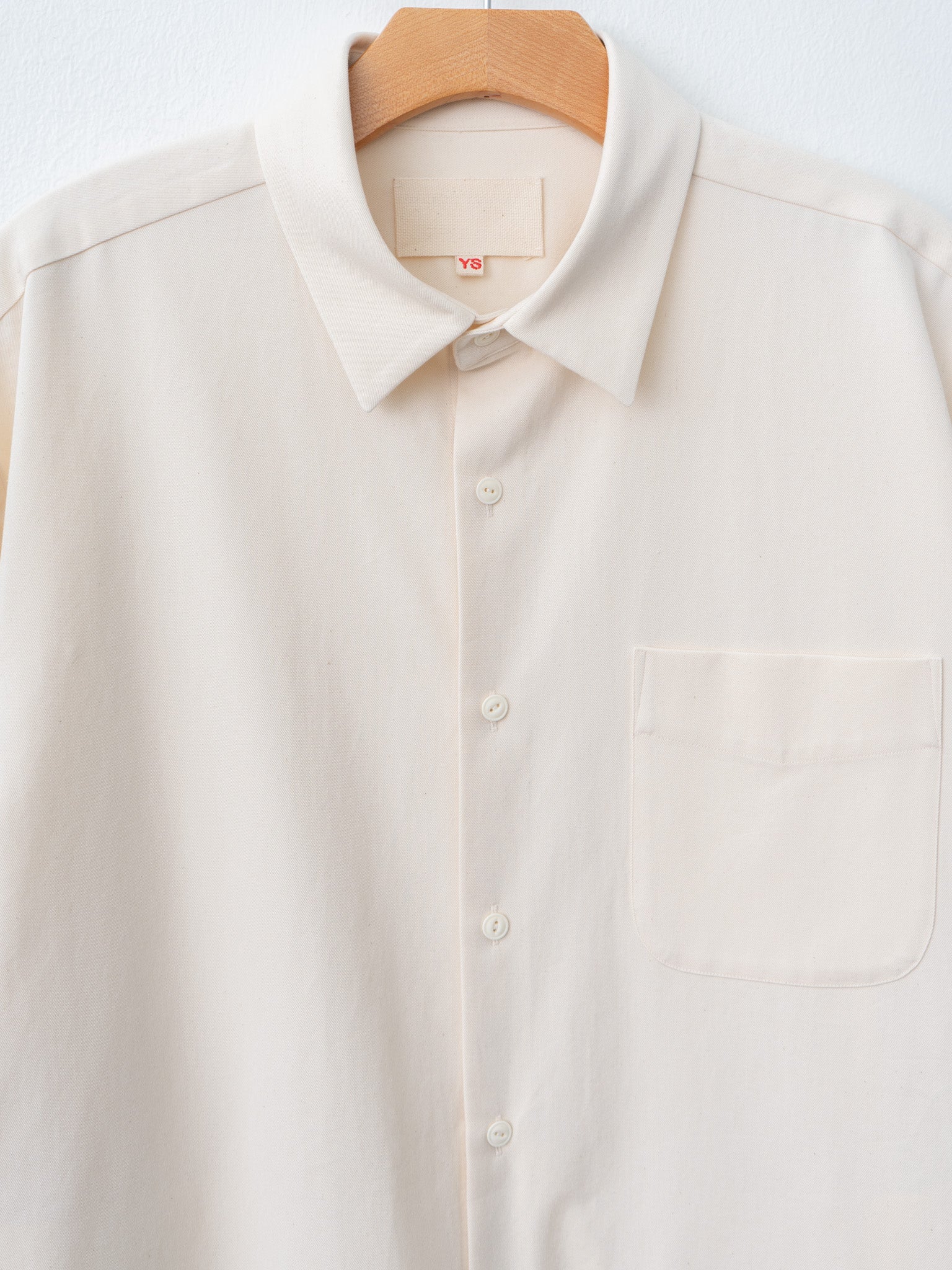 Namu Shop - Yoko Sakamoto Regular Collar Shirt - Ecru