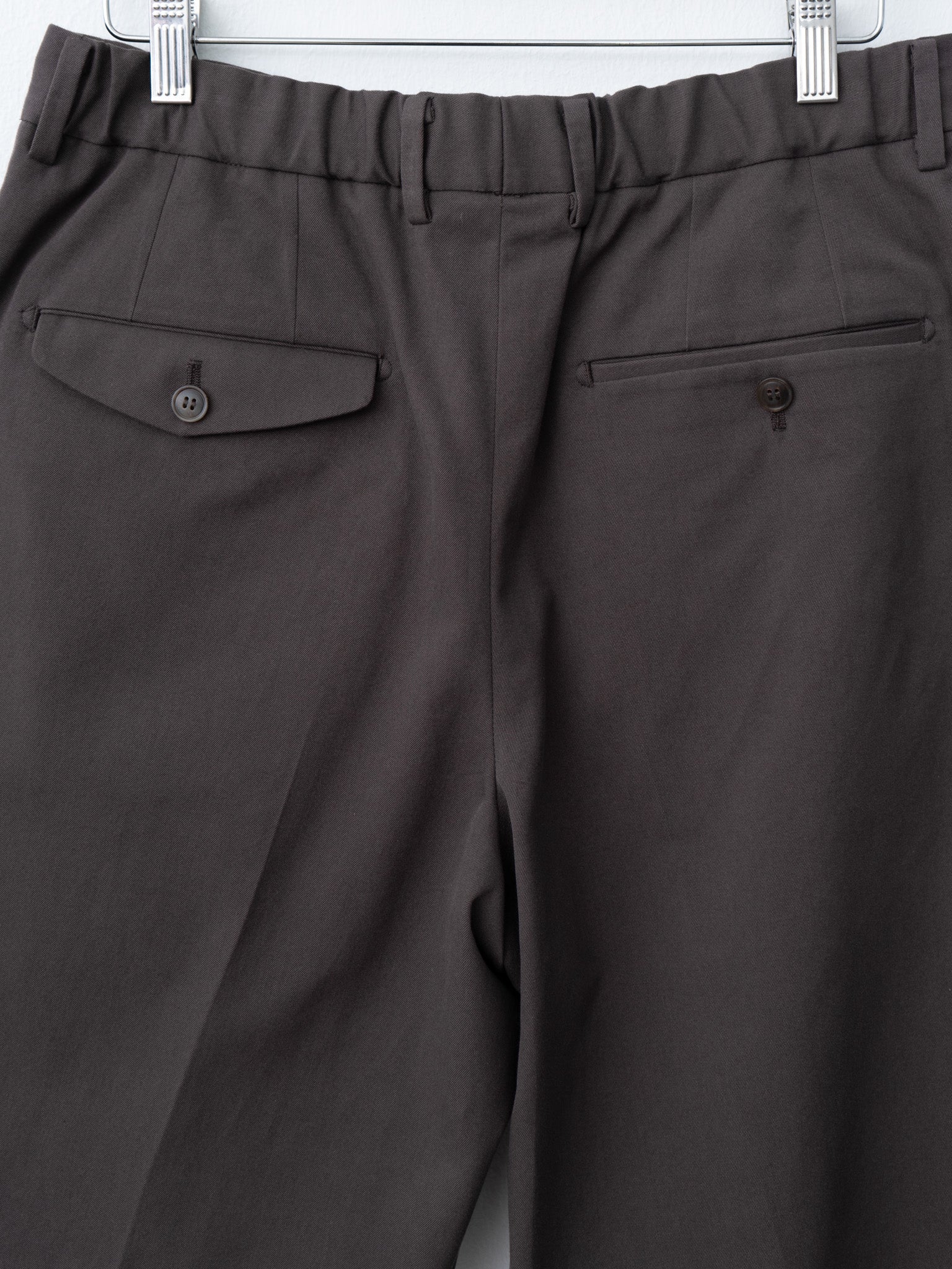 Namu Shop - Yoko Sakamoto Double Pleated Shorts - Brown
