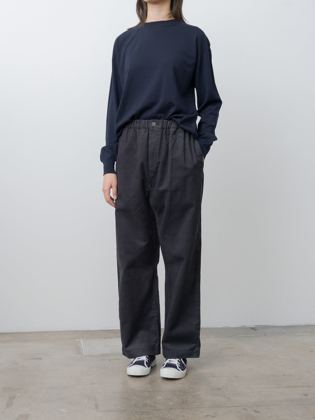 Namu Shop - Sofie D'Hoore Pinot Corduroy Trouser - Graphite