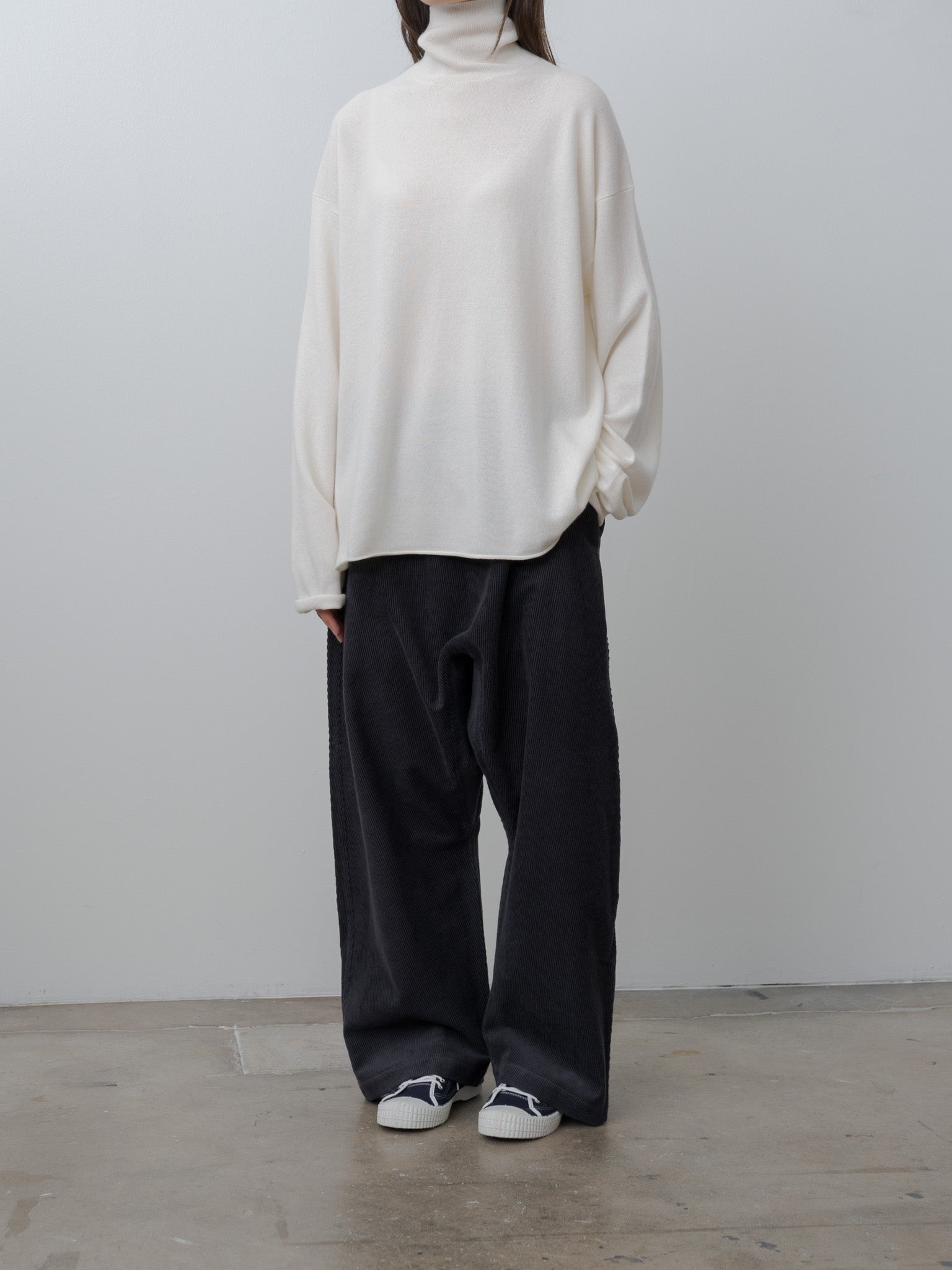 Namu Shop - Sofie D'Hoore Marchi 1-Ply Cashmere Sweater - Ivory