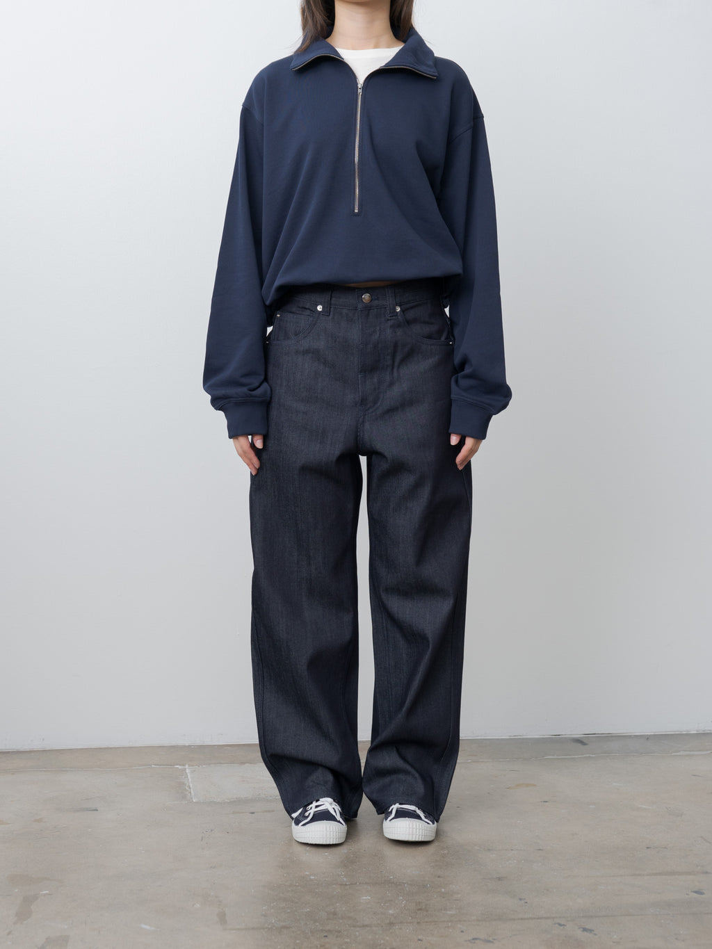 Namu Shop - Sofie D'Hoore Peggy Denim Trouser - Raw Denim