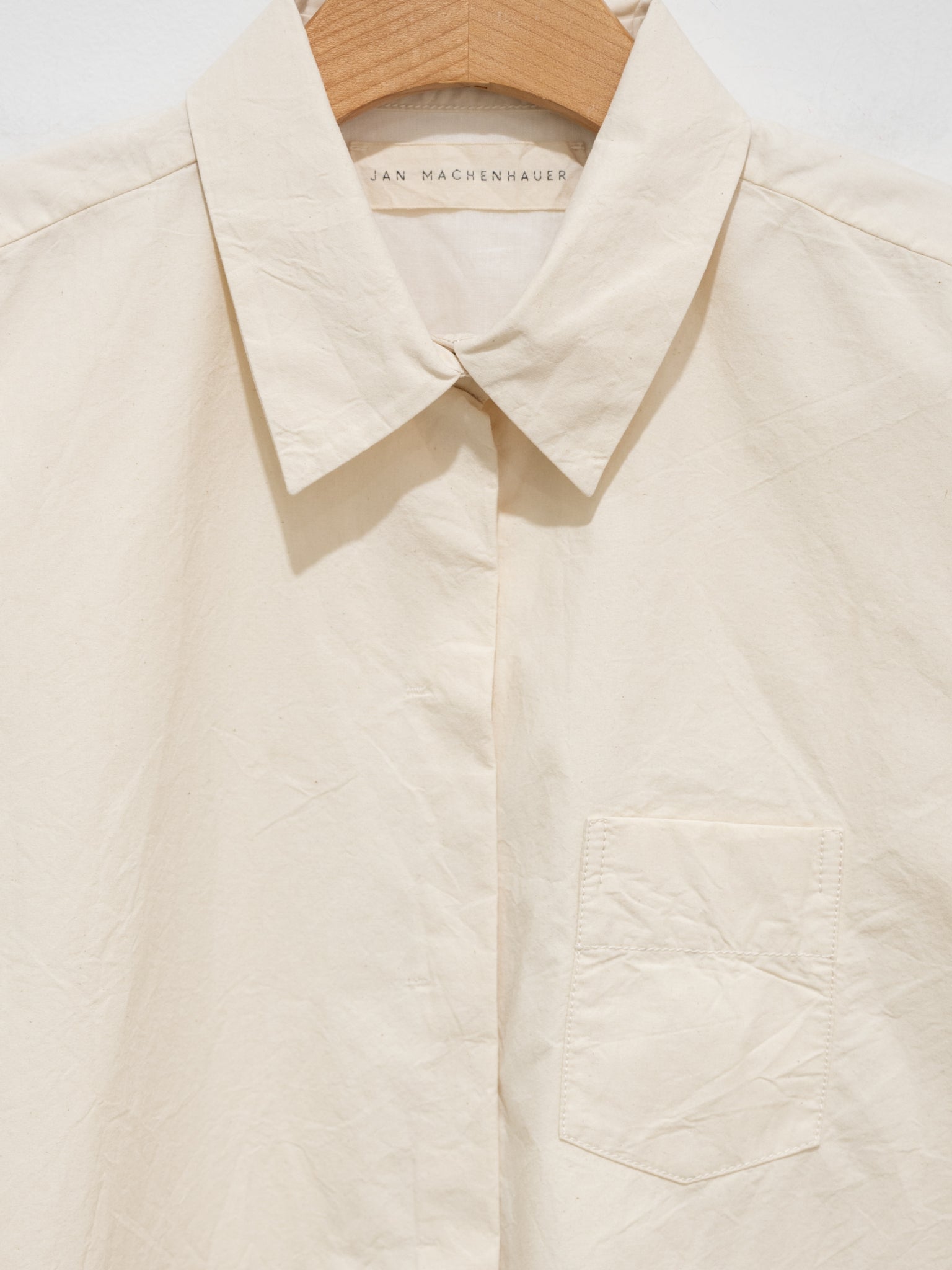 Namu Shop - Jan Machenhauer Galla Shirt - Organic Cotton Poplin Lined