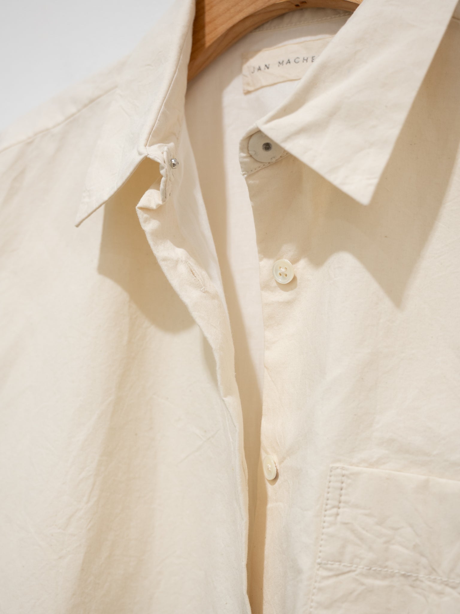 Namu Shop - Jan Machenhauer Galla Shirt - Organic Cotton Poplin Lined