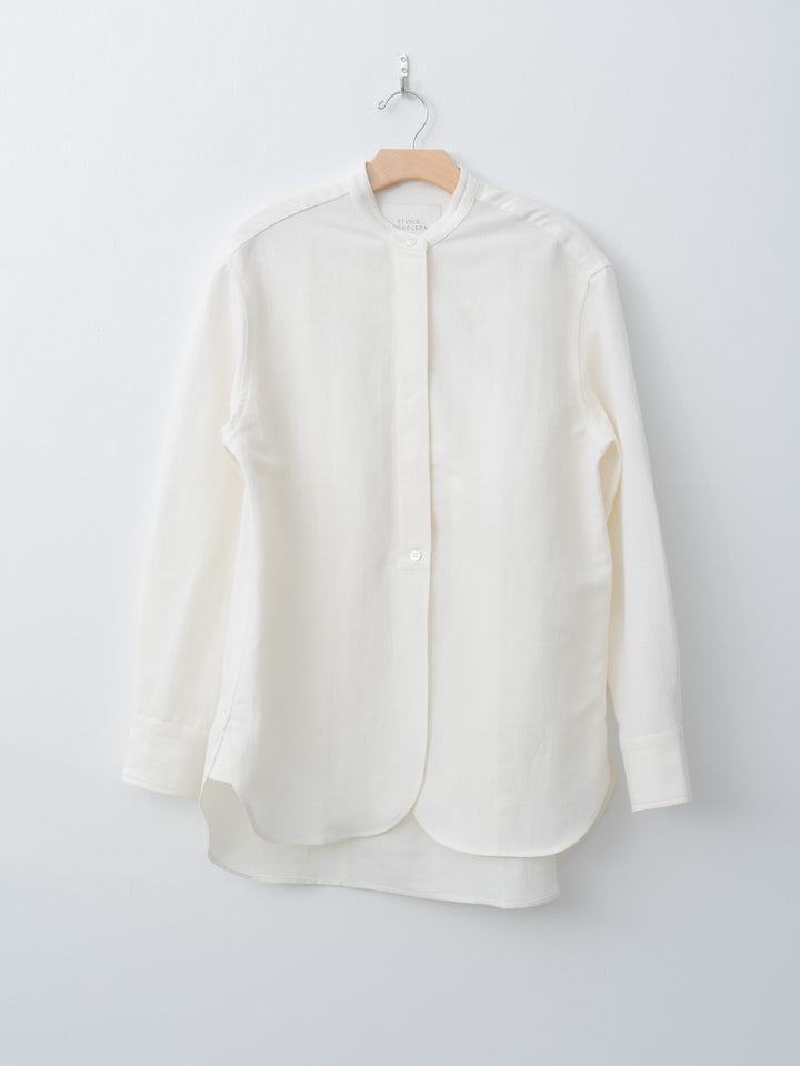 Namu Shop - Studio Nicholson BEAM Curved Shirt - Parchment