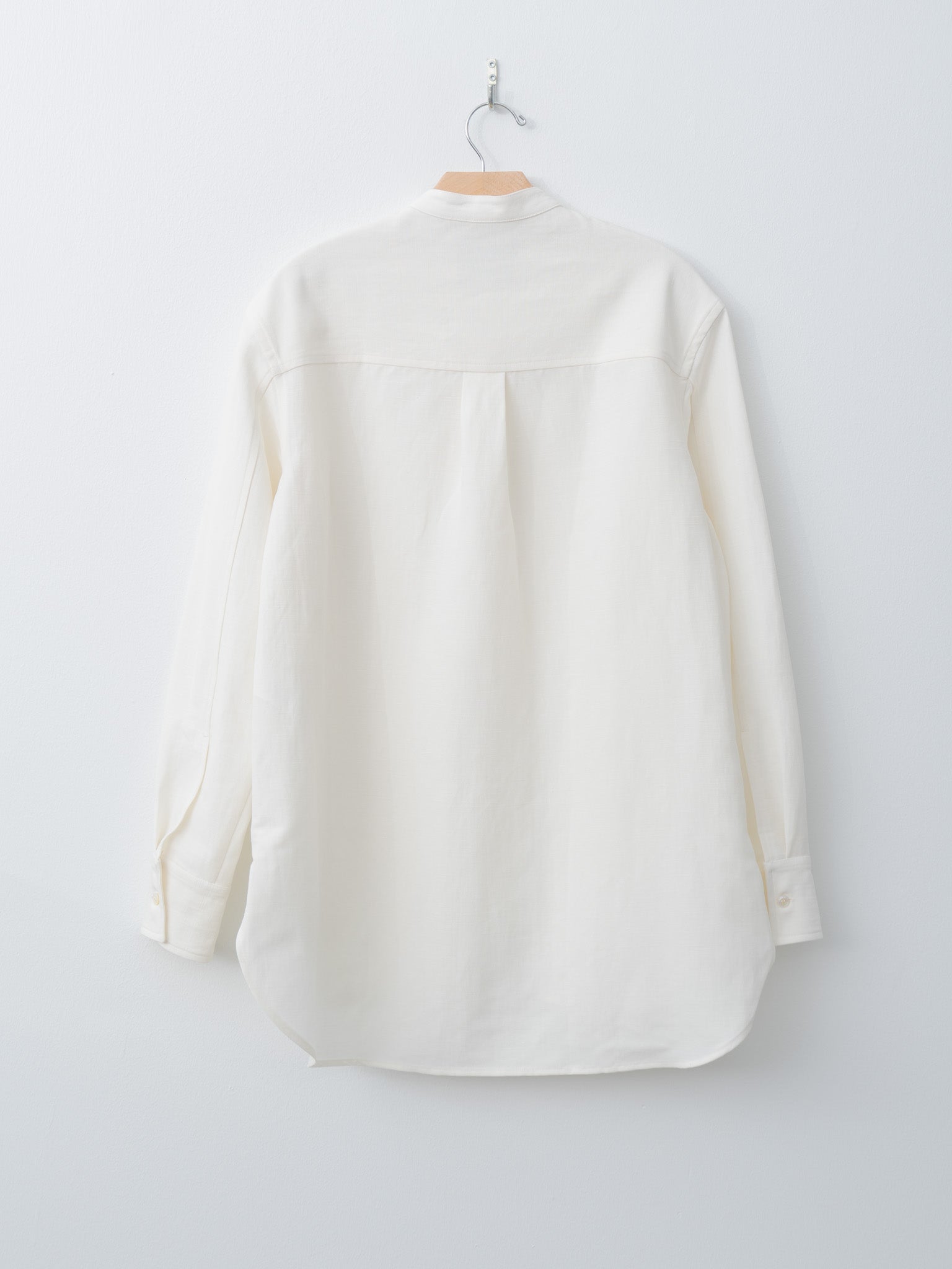 Namu Shop - Studio Nicholson BEAM Curved Shirt - Parchment
