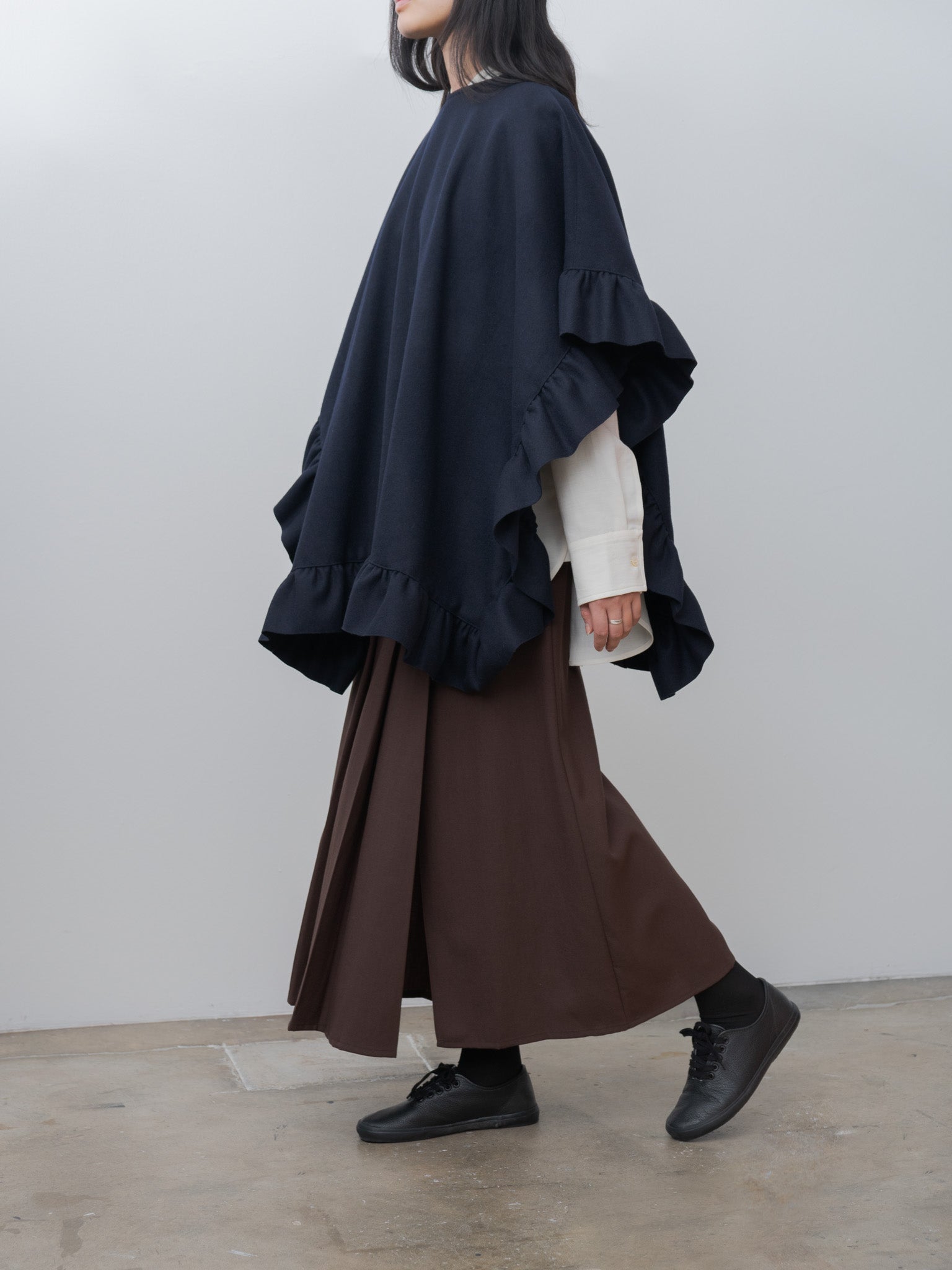 Namu Shop - Studio Nicholson BEAM Curved Shirt - Parchment
