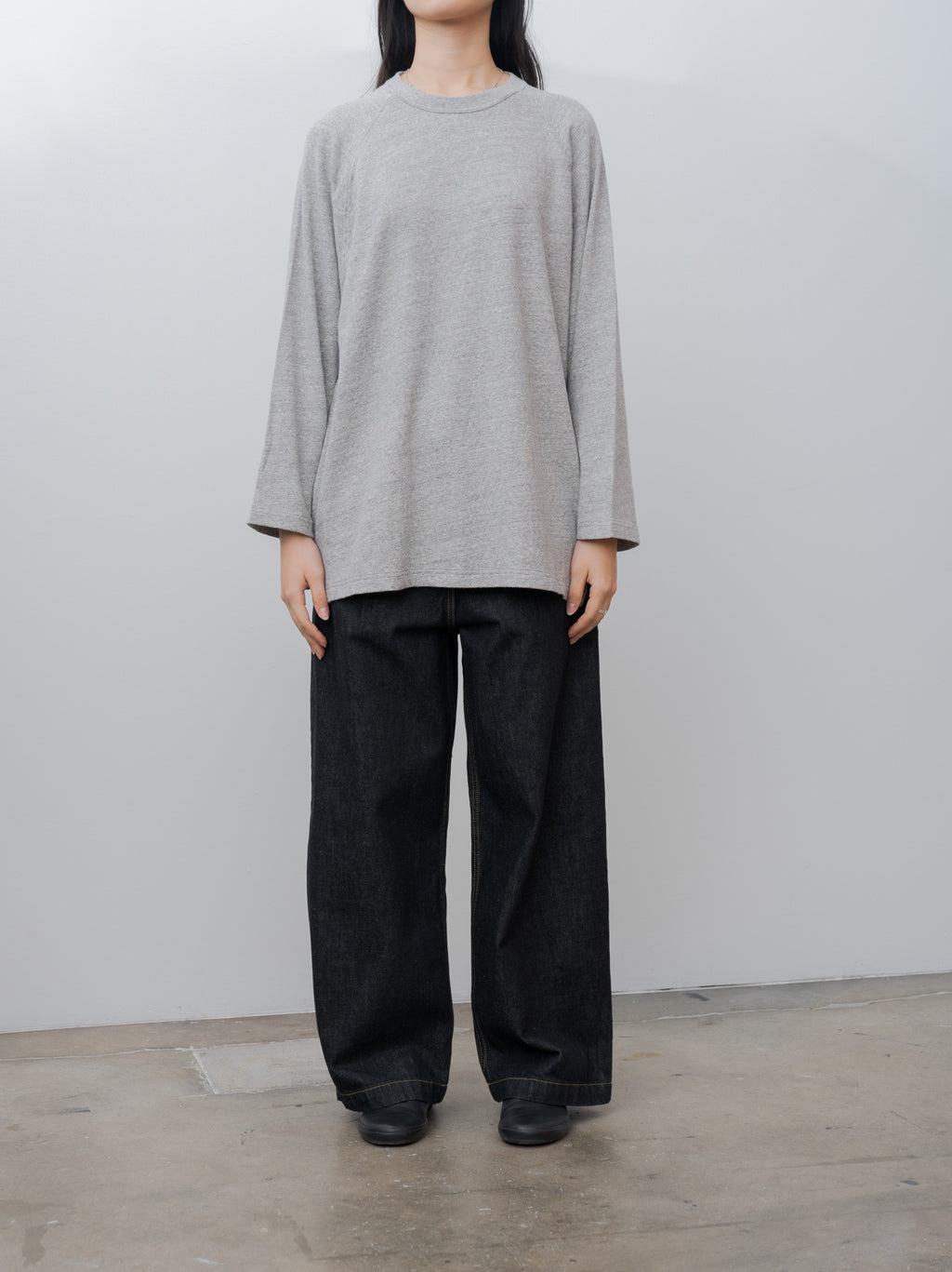 Namu Shop - Ichi Antiquites Pullover Tee - Gray