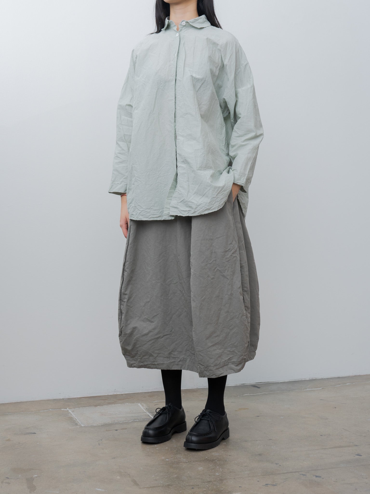 Namu Shop - Bergfabel Long Overshirt - Sage