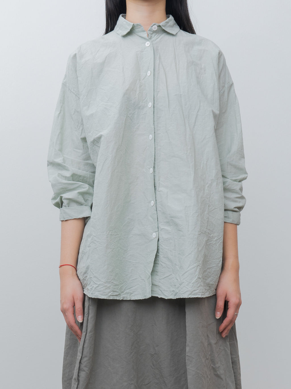 Namu Shop - Bergfabel Long Overshirt - Sage