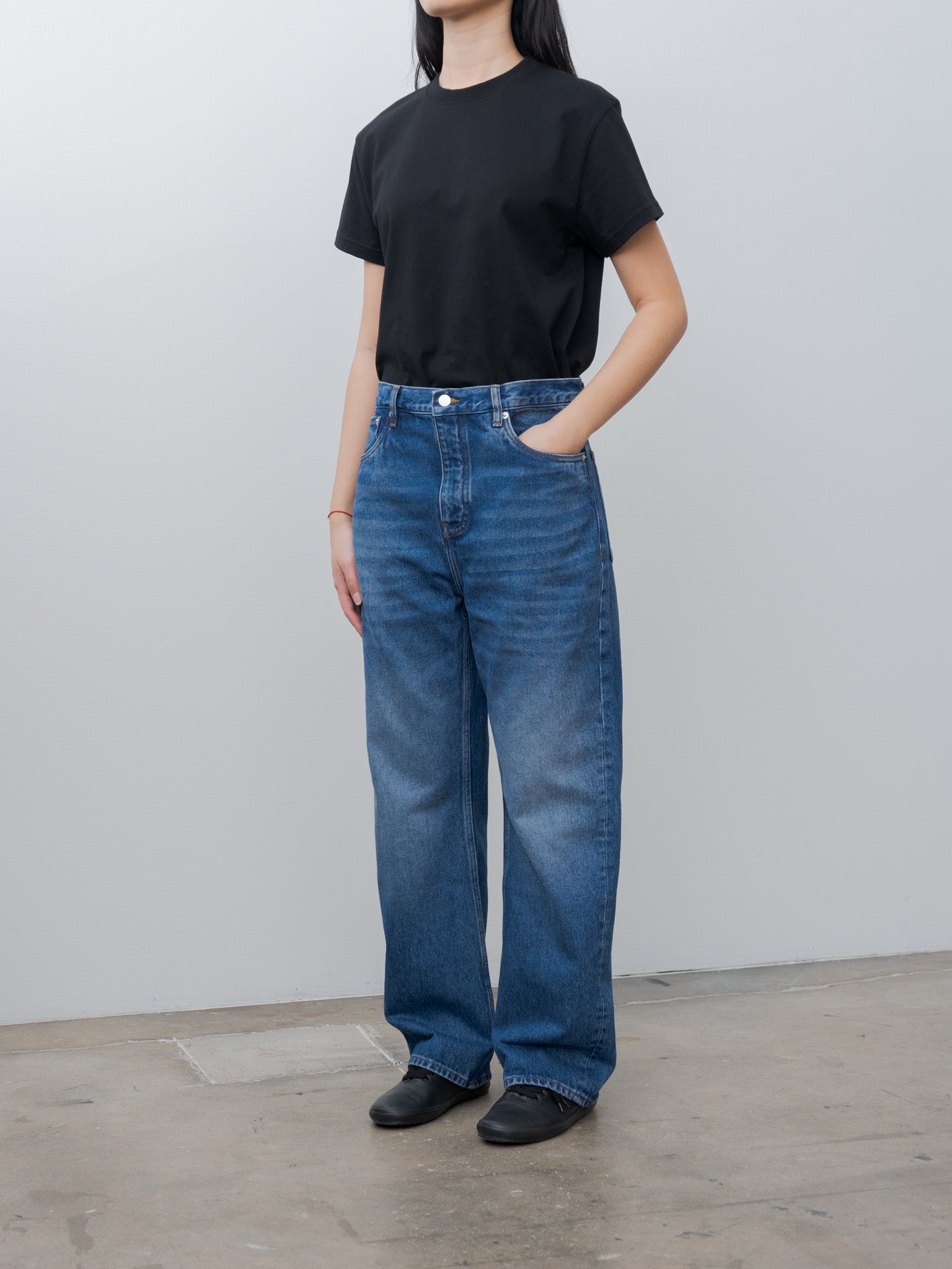 Namu Shop - Studio Nicholson DENJO Denim - Worn Wash Indigo