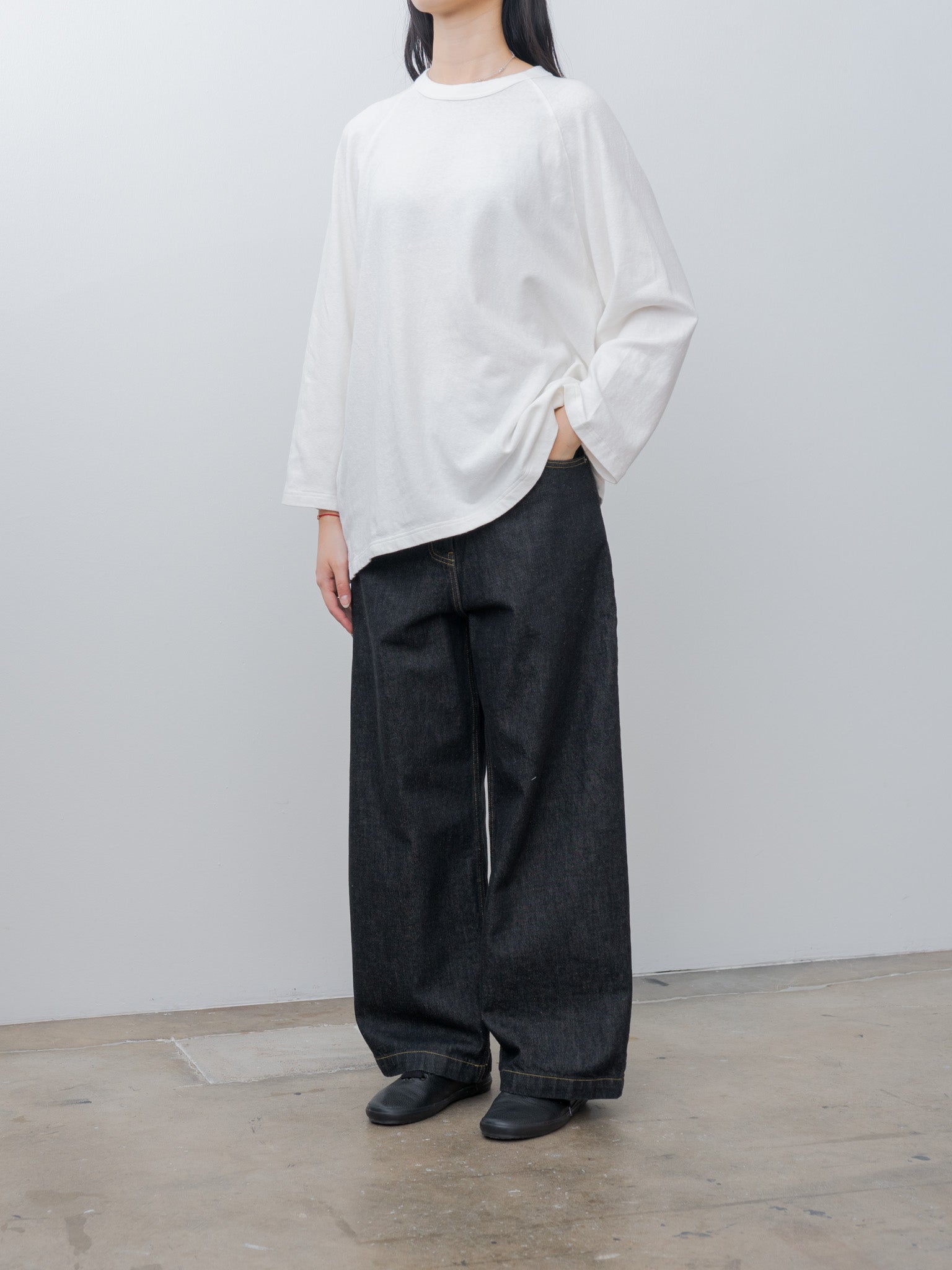 Namu Shop - Ichi Antiquites Pullover Tee - White