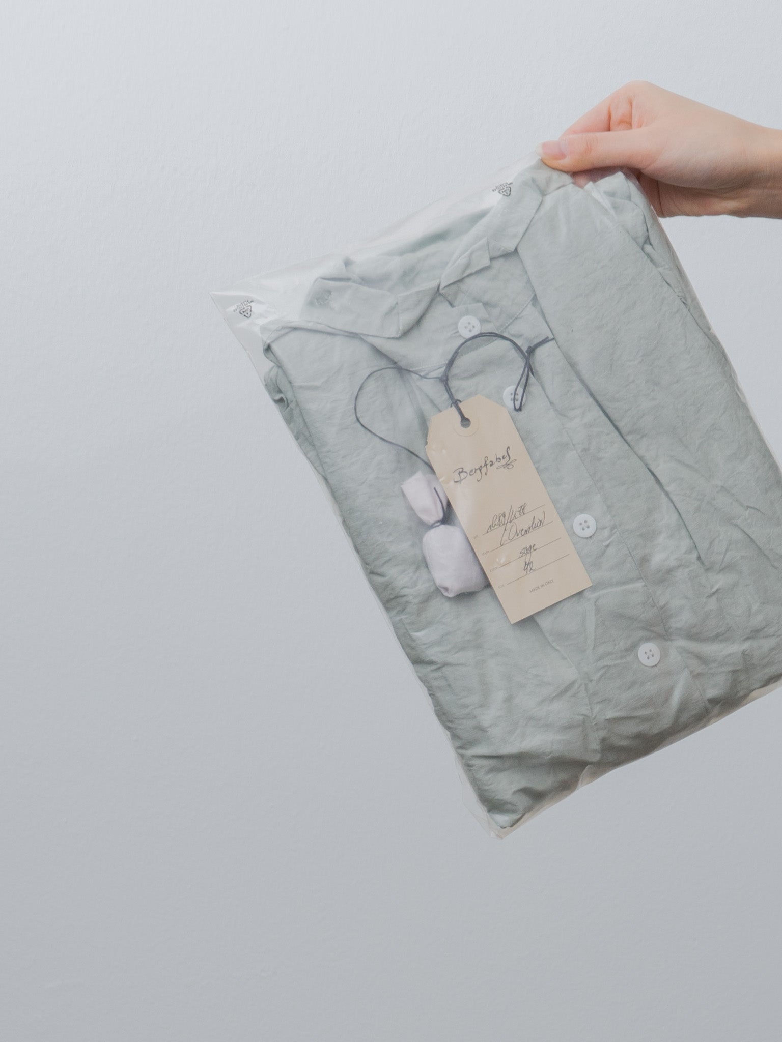 Namu Shop - Bergfabel Long Overshirt - Sage