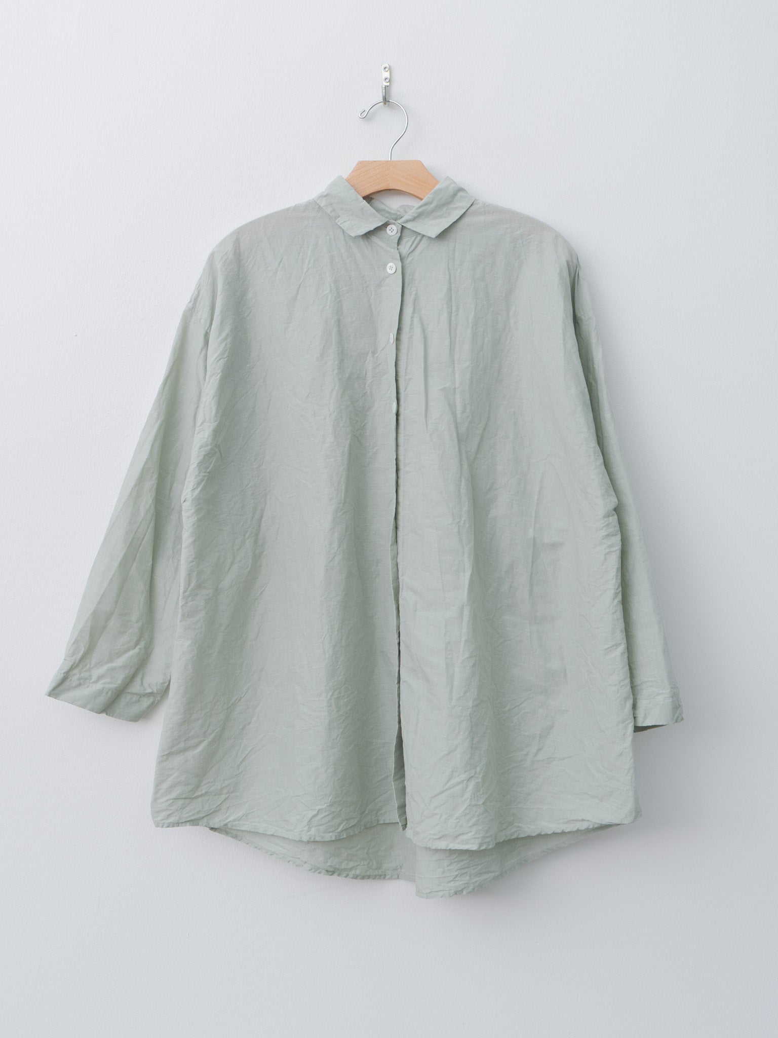Namu Shop - Bergfabel Long Overshirt - Sage