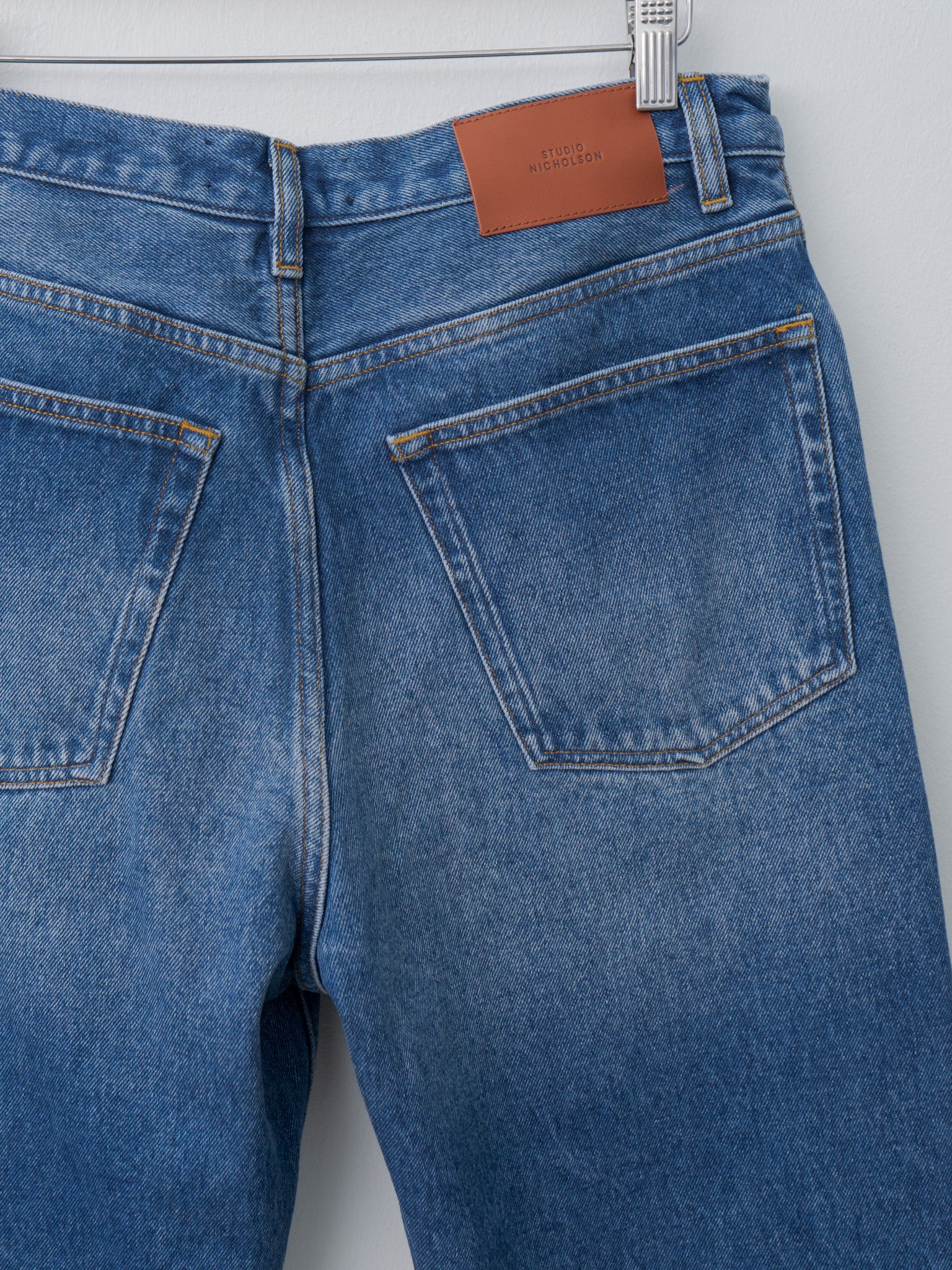 Namu Shop - Studio Nicholson DENJO Denim - Worn Wash Indigo