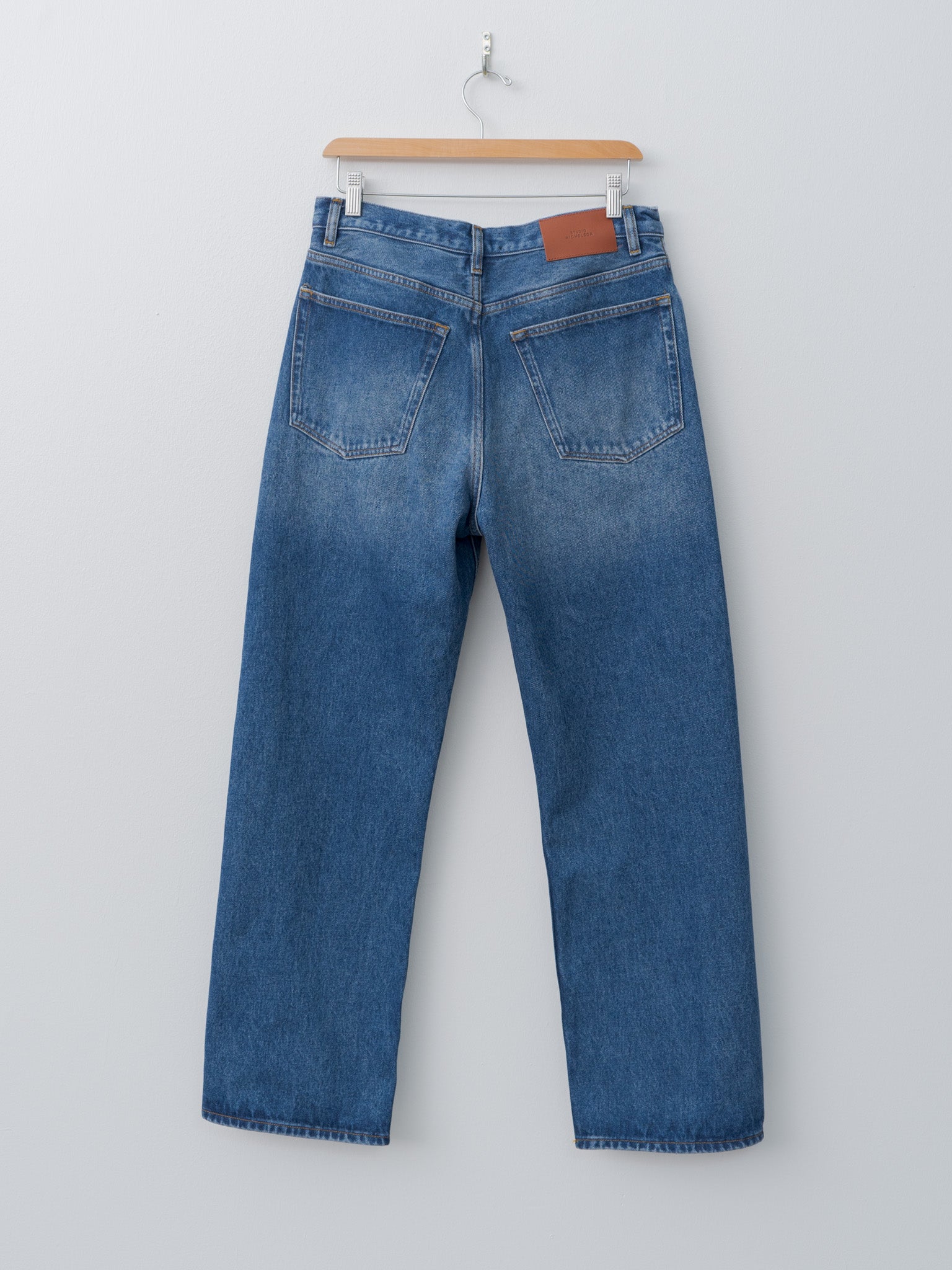 Namu Shop - Studio Nicholson DENJO Denim - Worn Wash Indigo
