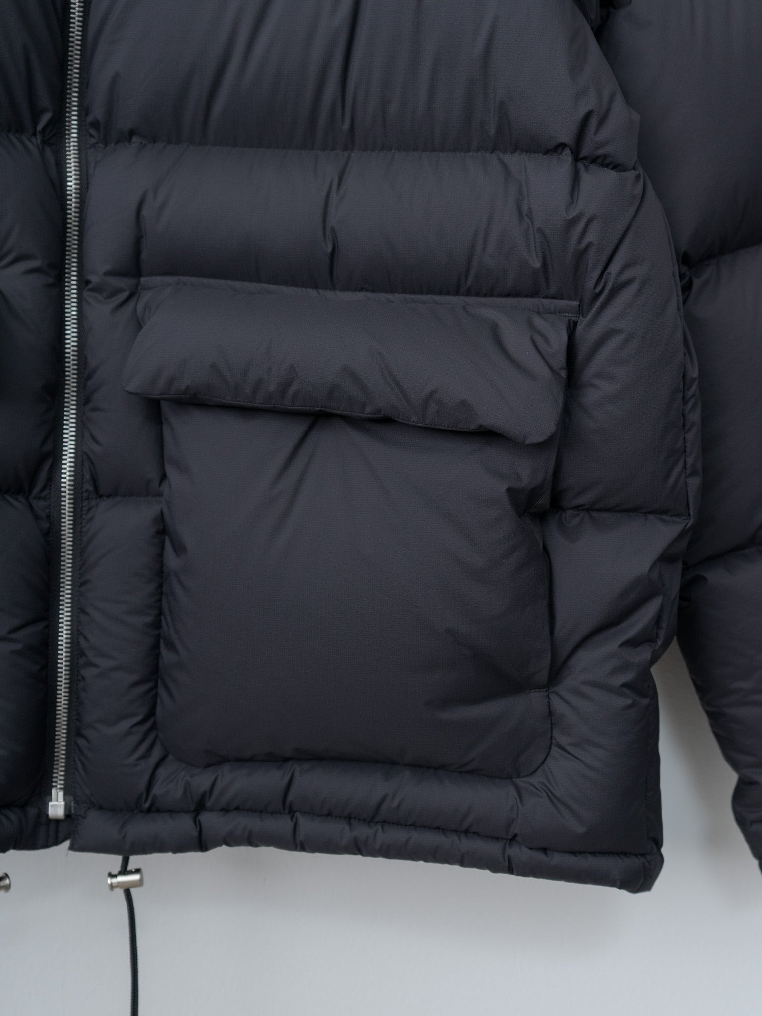 Namu Shop - Auralee Super Light Nylon Ripstop Down Blouson - Black