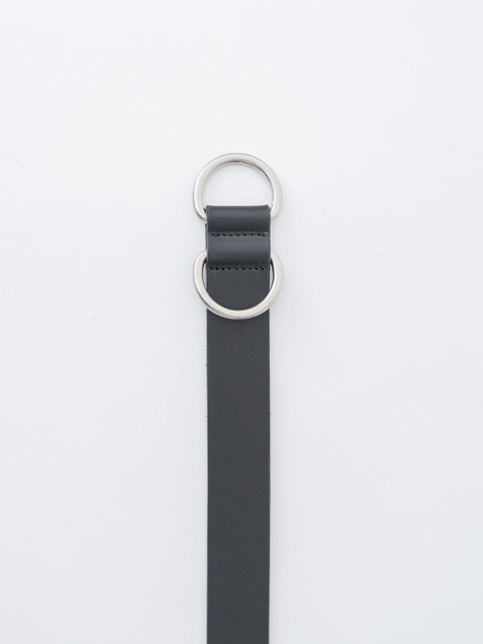 Namu Shop - Yoko Sakamoto Ring Belt Wide - Black × Silver (OS)