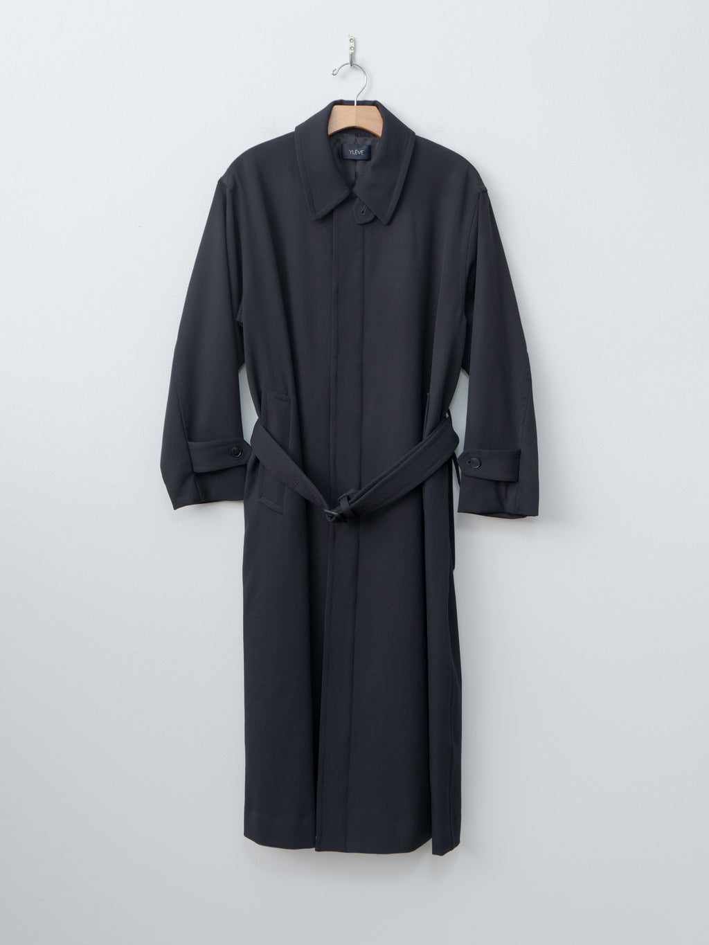 Namu Shop - Yleve Wool Gaba Zip Coat - Navy