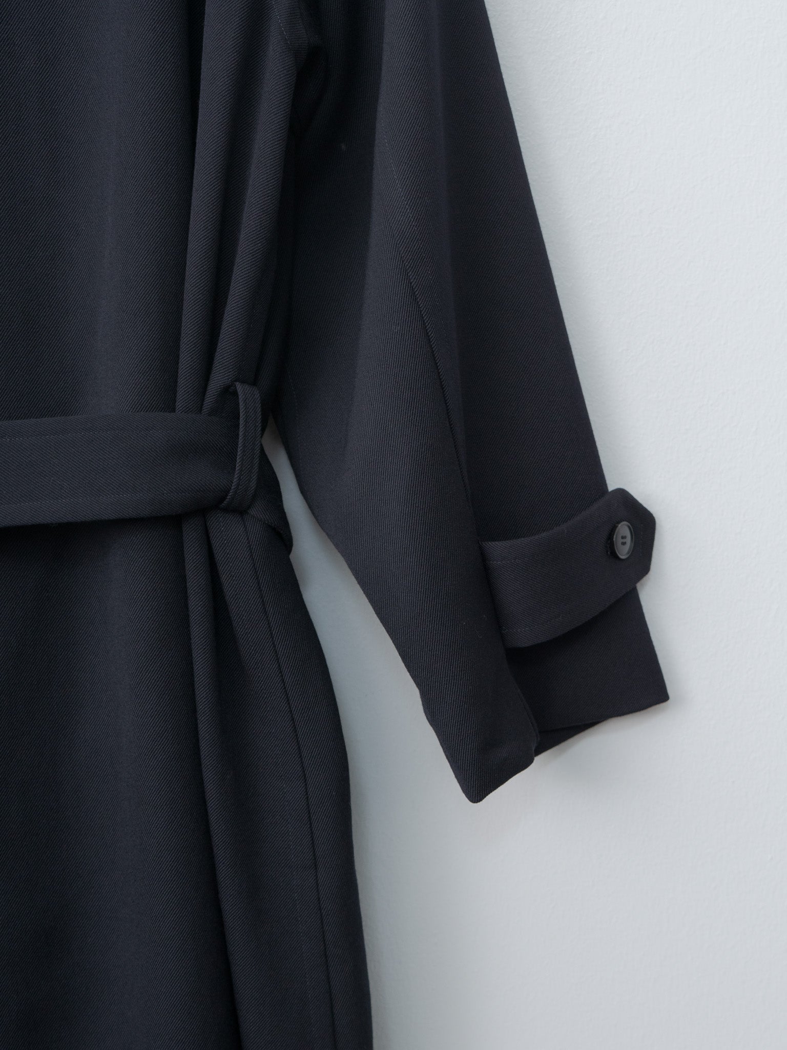 Namu Shop - Yleve Wool Gaba Zip Coat - Navy