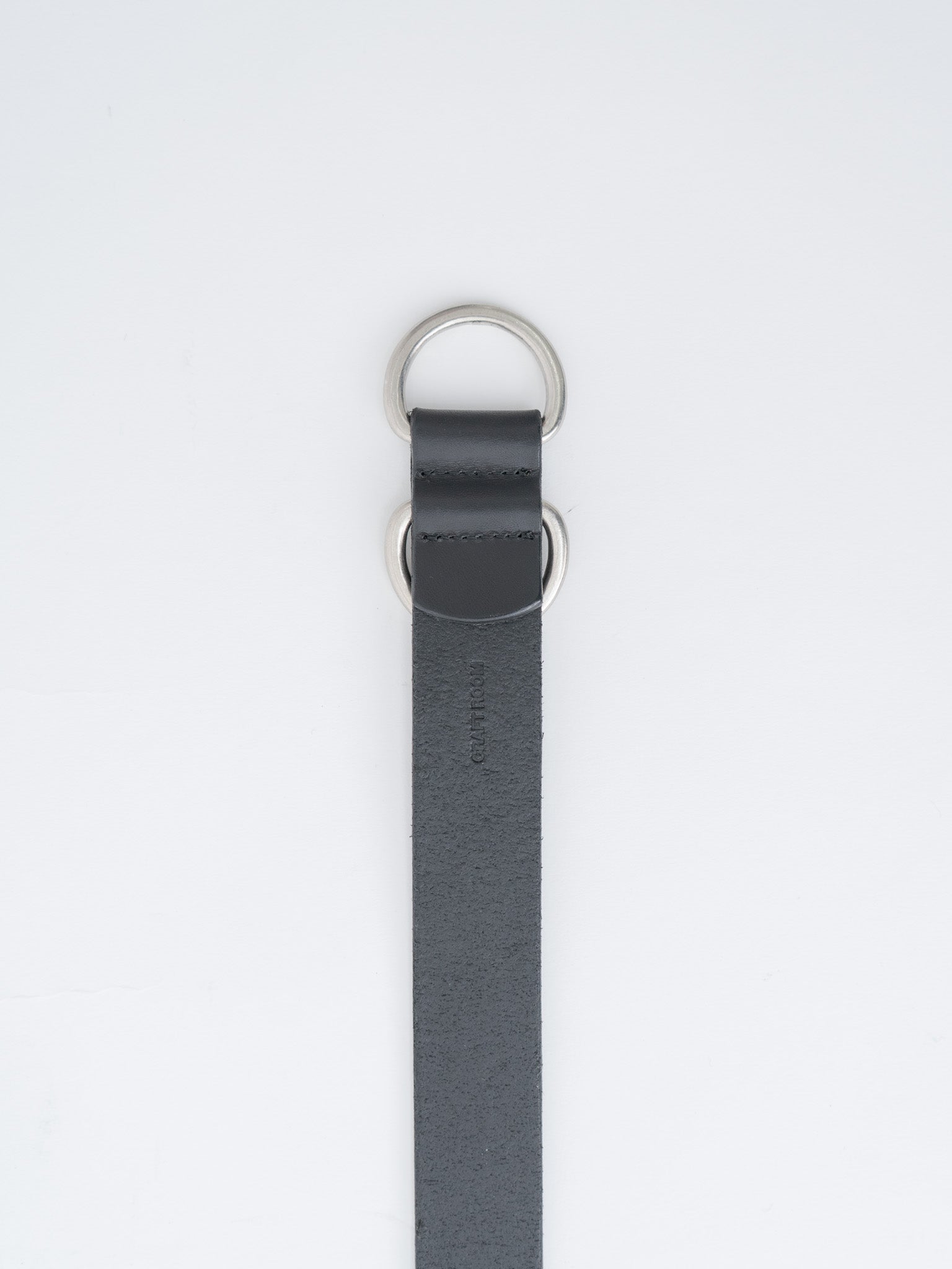 Namu Shop - Yoko Sakamoto Ring Belt Wide - Black × Silver (OS)