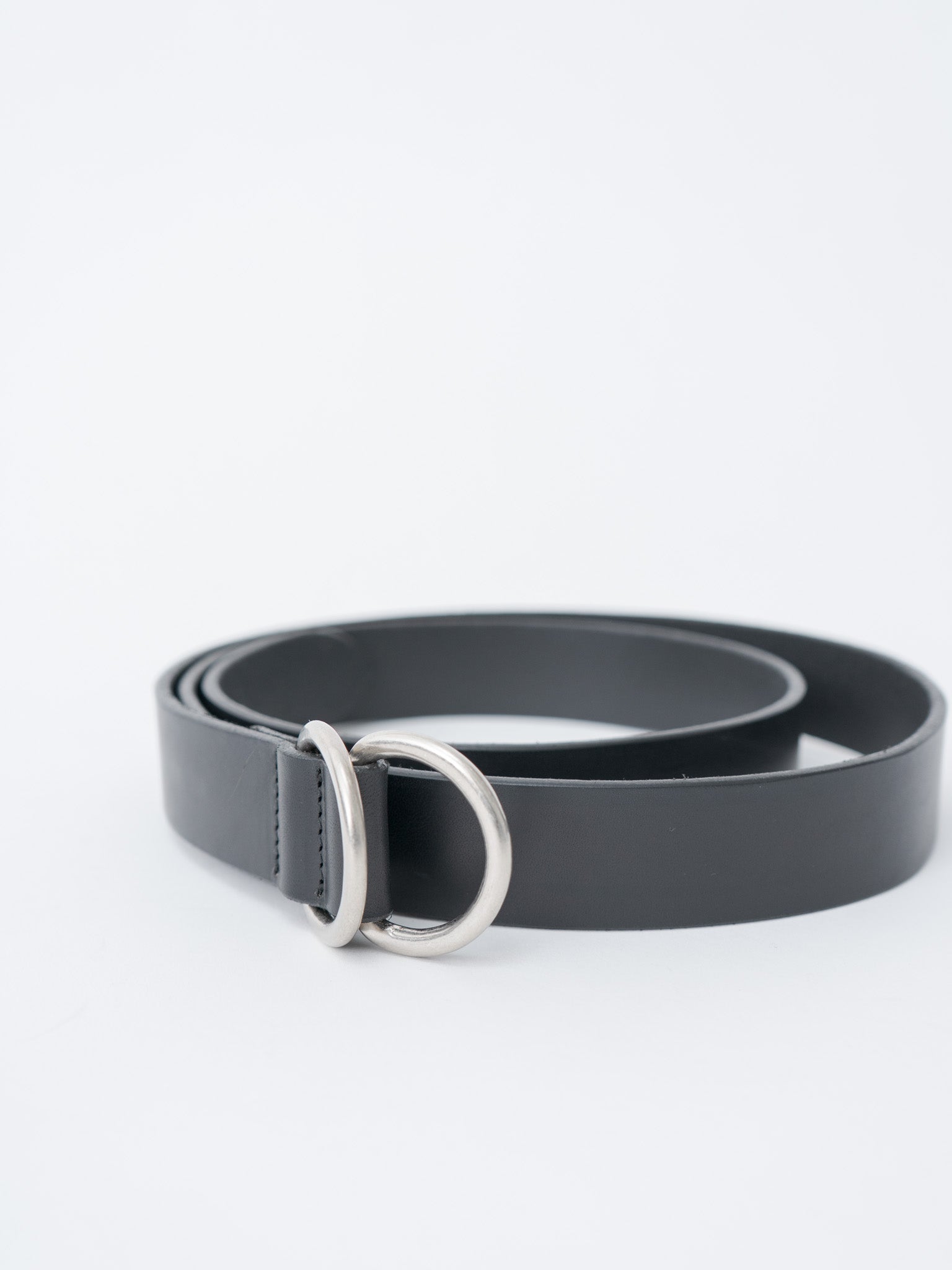 Namu Shop - Yoko Sakamoto Ring Belt Wide - Black × Silver (OS)