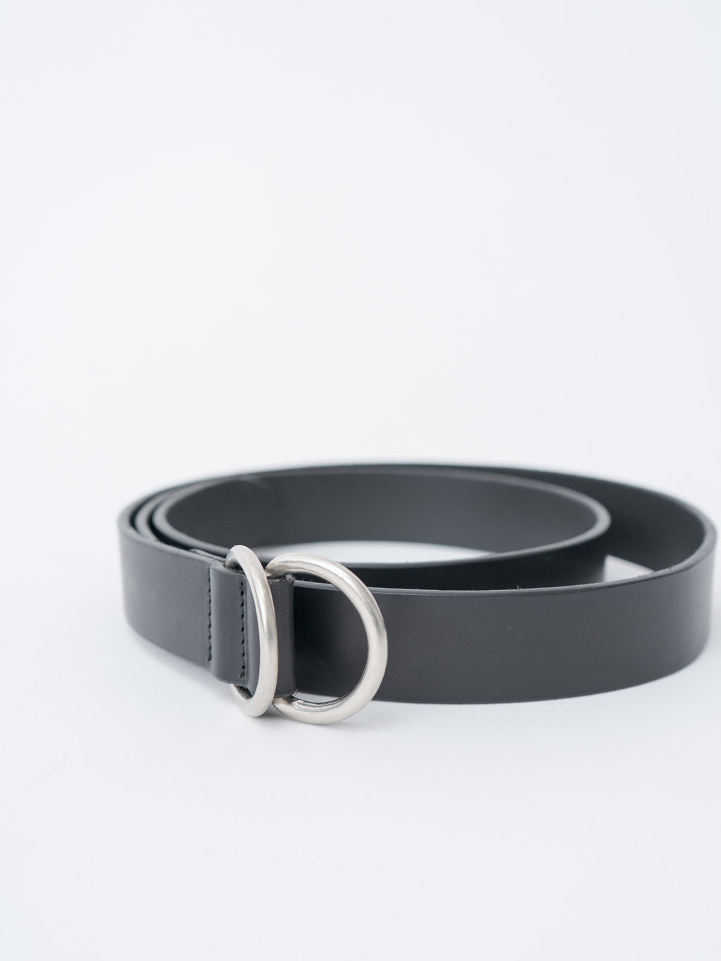 Namu Shop - Yoko Sakamoto Ring Belt Wide - Black × Silver (OS)
