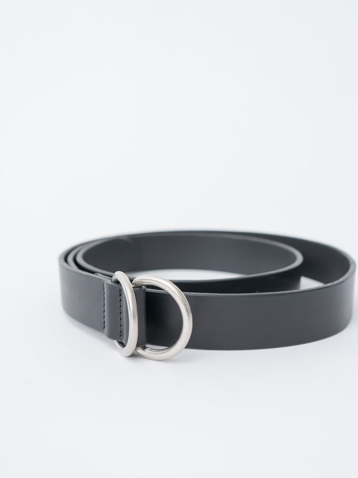 Namu Shop - Yoko Sakamoto Ring Belt Wide - Black × Silver (OS)