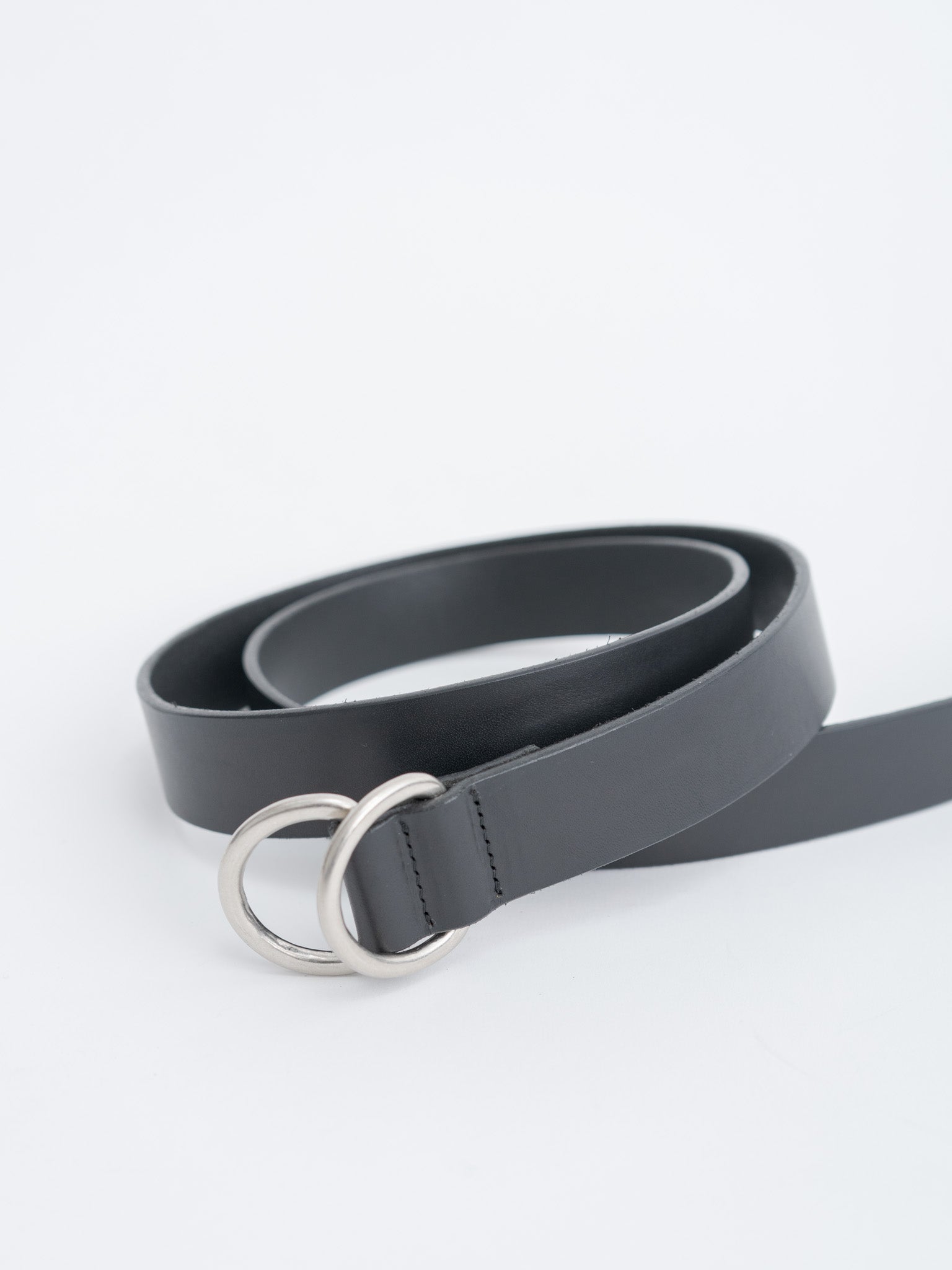Namu Shop - Yoko Sakamoto Ring Belt Wide - Black × Silver (OS)