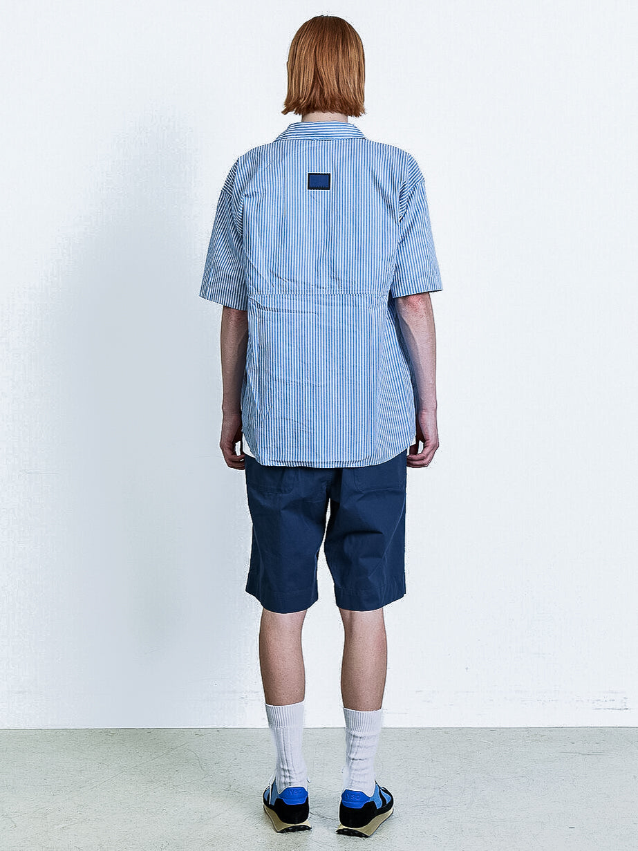Namu Shop - Document New Relaxed Pajama Shorts - Navy